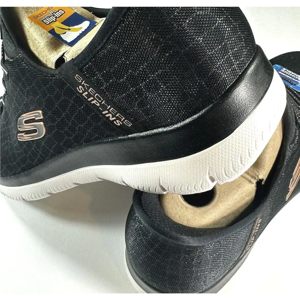 Skechers shoes - Slip Ins - Slip Ins - CLASSY NIGHTS - Black-Rose Gold 4