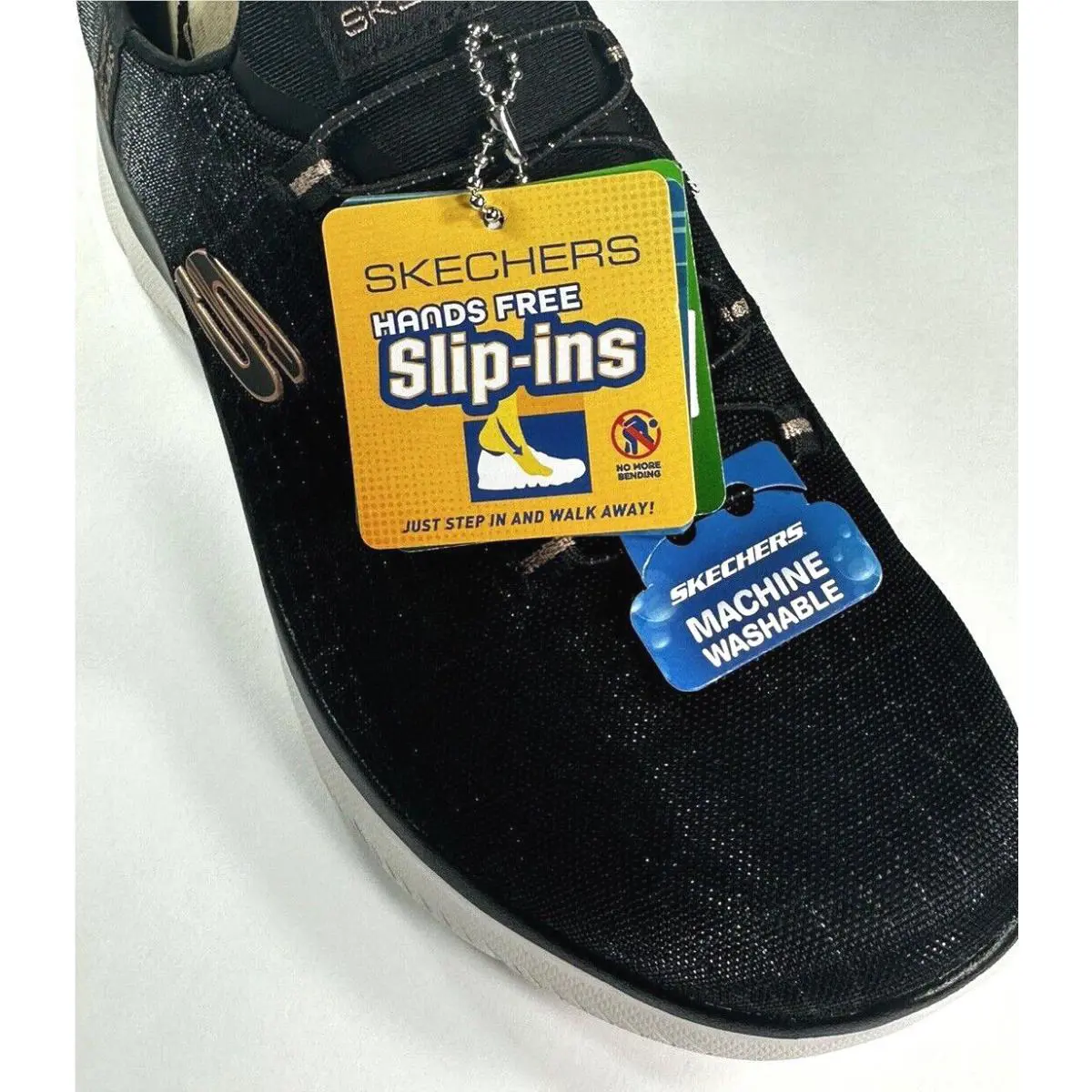 Skechers shoes - Slip Ins - Slip Ins - CLASSY NIGHTS - Black-Rose Gold 19