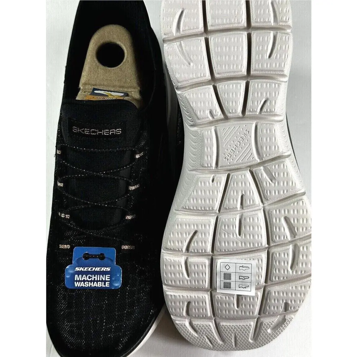 Skechers shoes - Slip Ins - Slip Ins - CLASSY NIGHTS - Black-Rose Gold 5