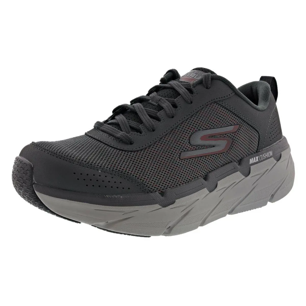 Skechers shoes - MAX CUSHIONING PREMIER- PARAGON 220078/NVY - 220078 - CHARCOAL / RED 9