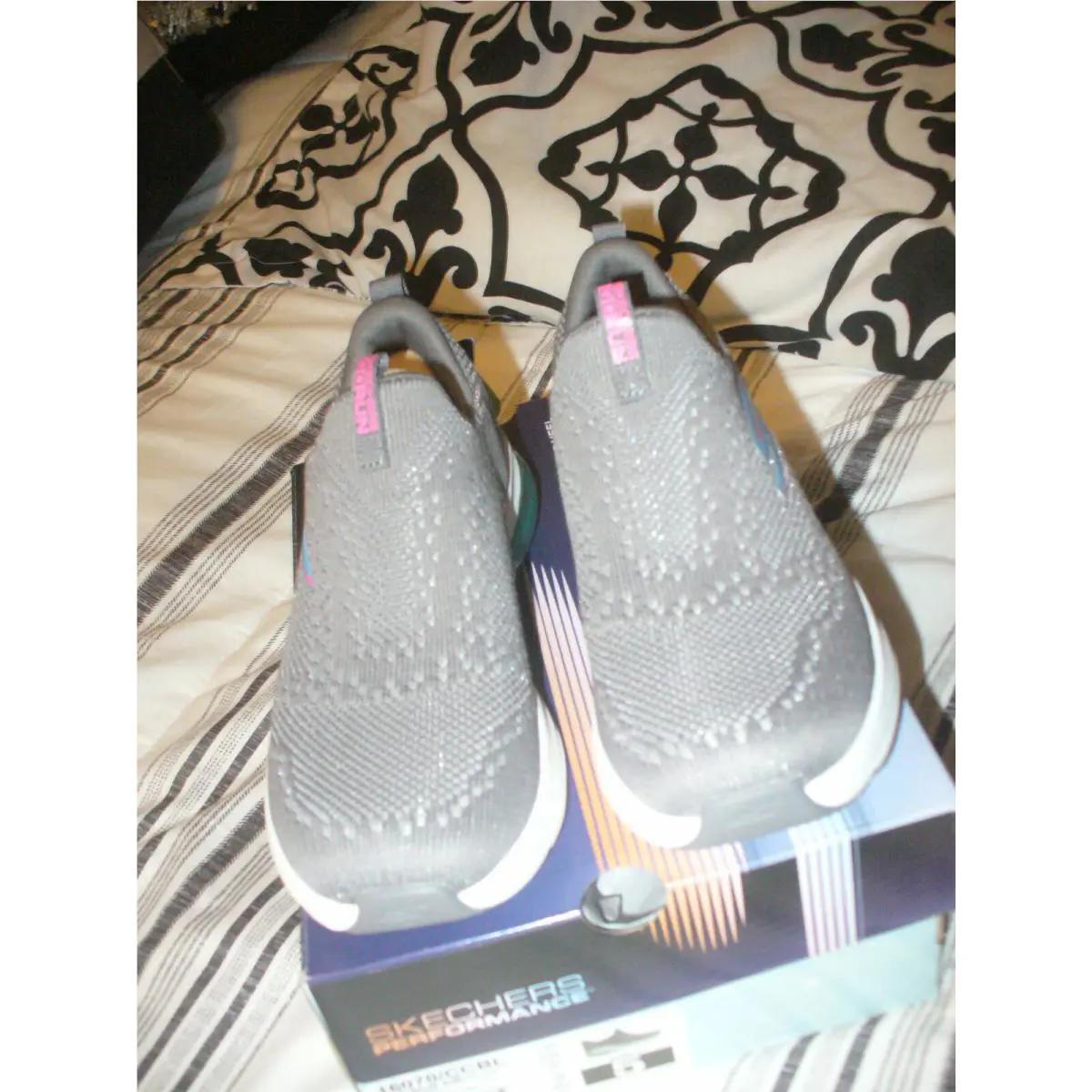 Skechers shoes - GO-RUN-AIR - SGRAH73876632006 - Gray-mixed trim 0