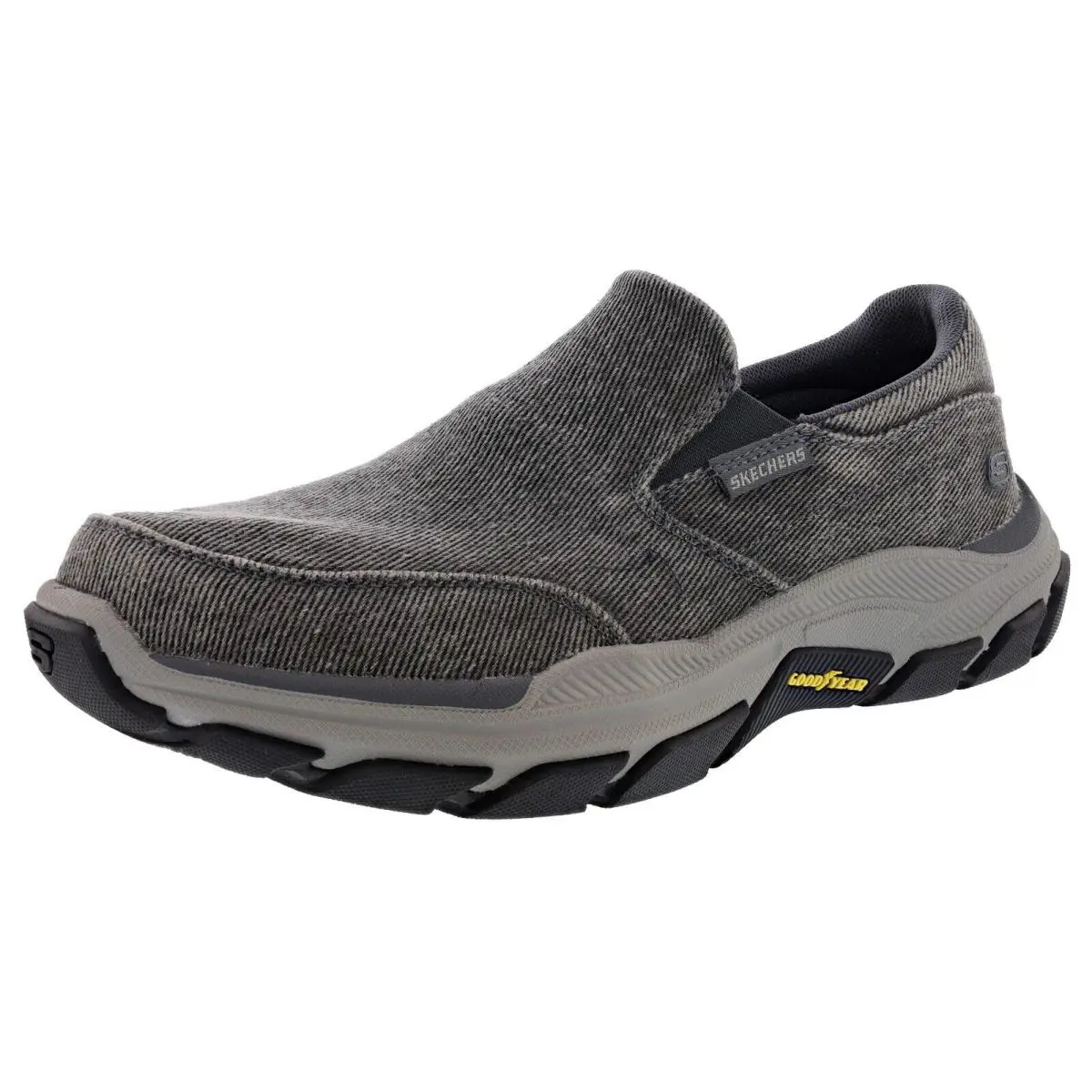Skechers Men`s Relaxed Fit: Respected-fallston 4E Wide Slip ON Walking Shoes - CHARCOAL