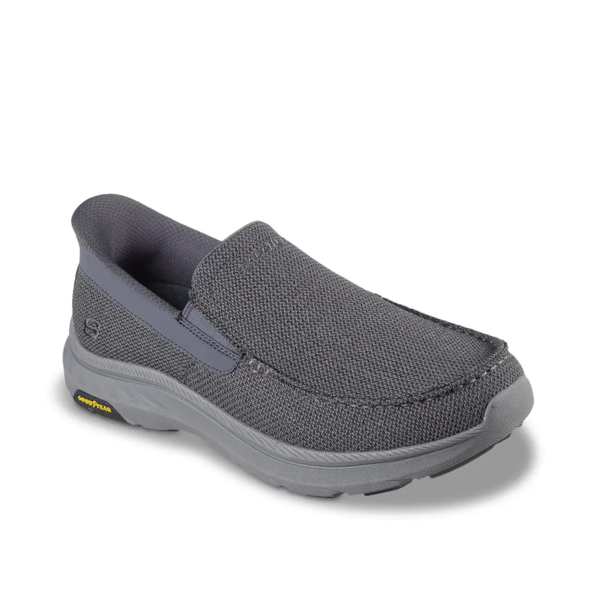 Man`s Casual Shoes  Hands Free Slip Grey by Skechers