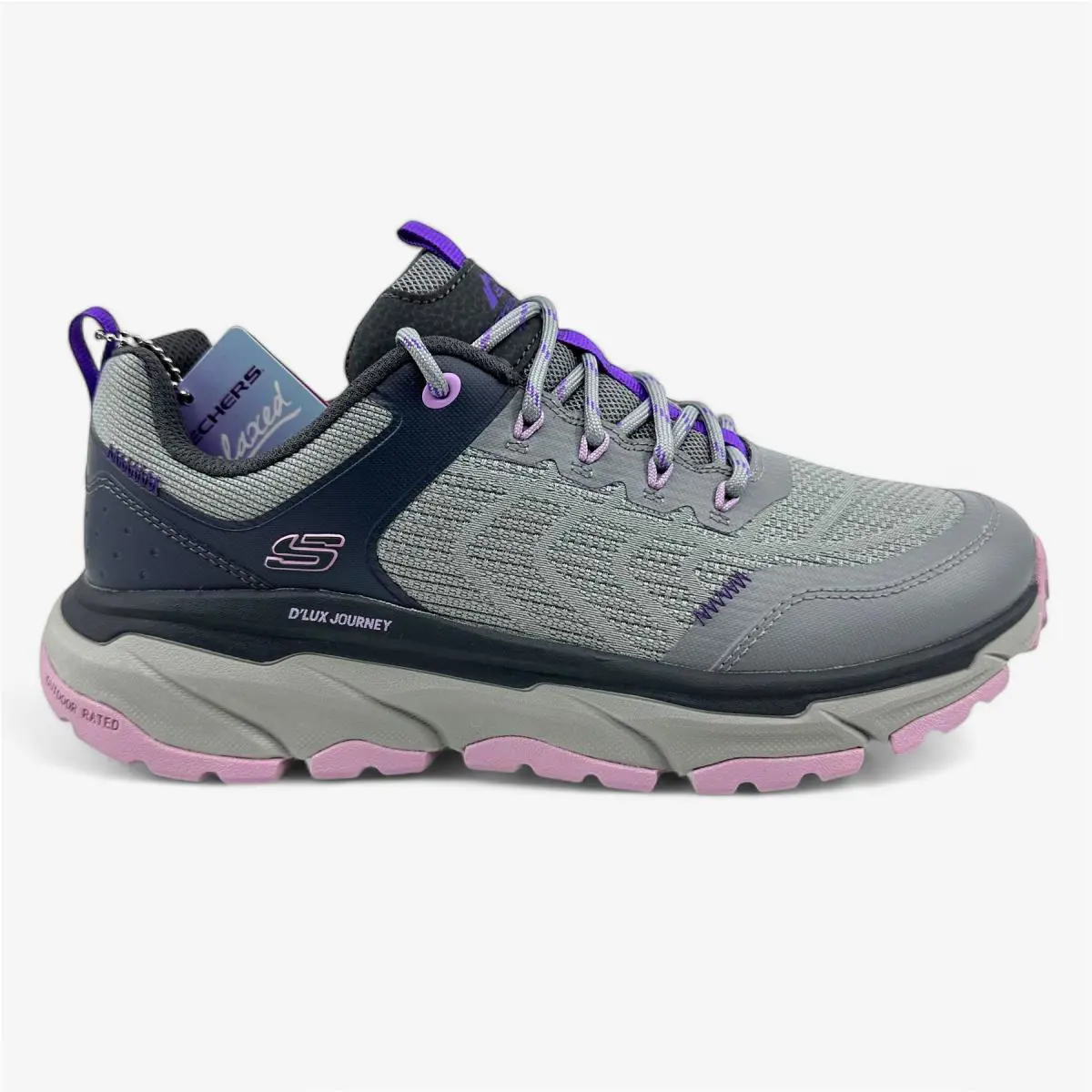 Skechers shoes - Skechers D`Lux - 180167 CCPR - Gray, Manufacturer: Charcoal Purple 1
