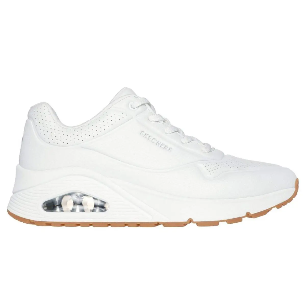 Skechers Women`s 177480 Uno Envy - Pointed Bliss White Casual Shoes - White