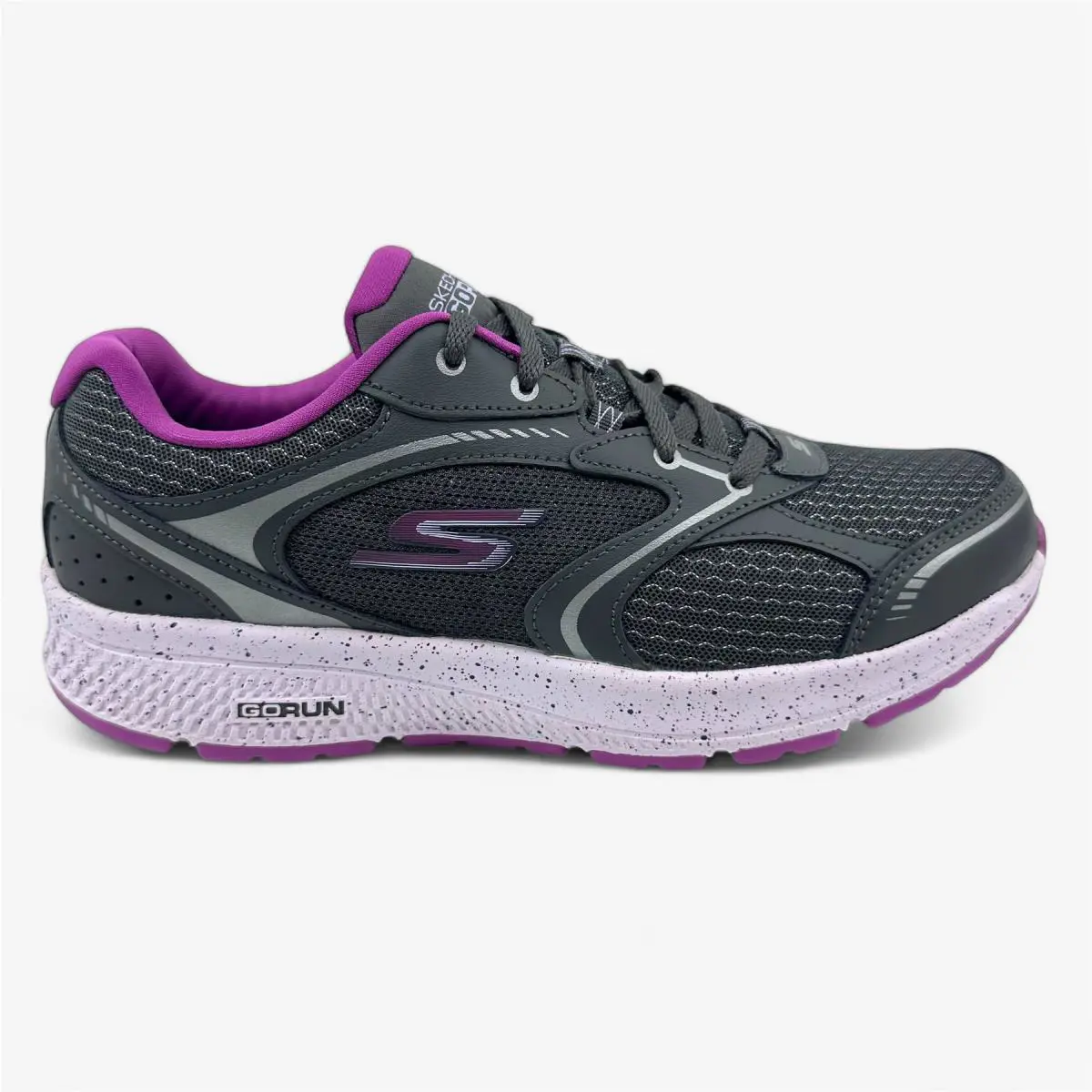 Skechers shoes - Skechers Go Run Consistent - Run Consistent - 128298 CCPR - Gray, Manufacturer: Charcoal Purple 0