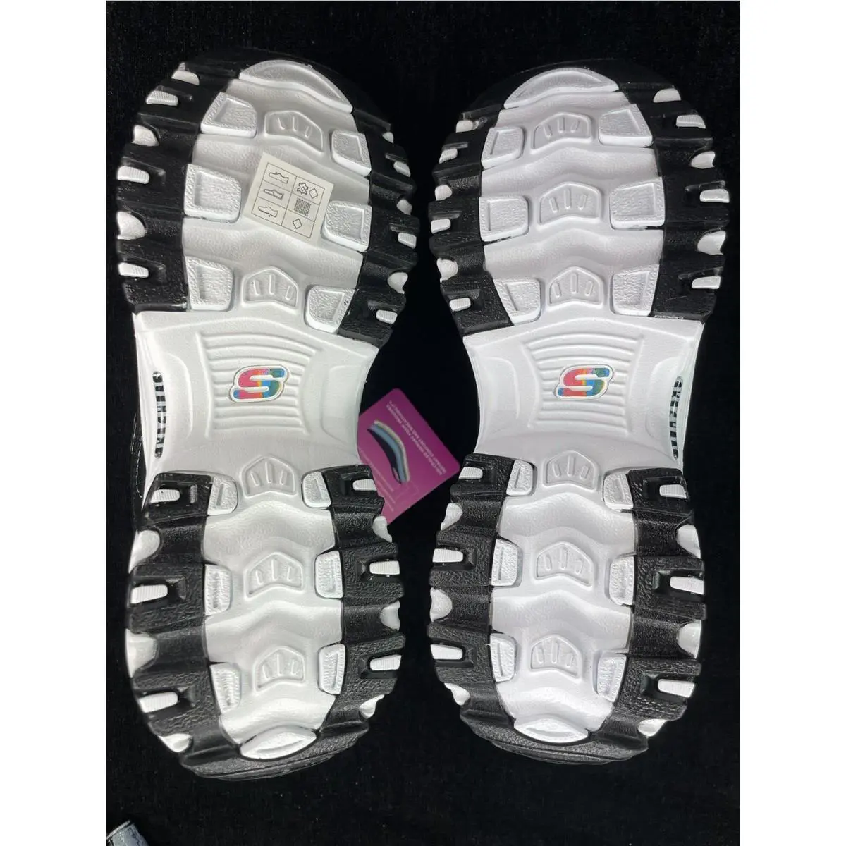 Skechers shoes - Skech-Air - BLACK MULTI 4