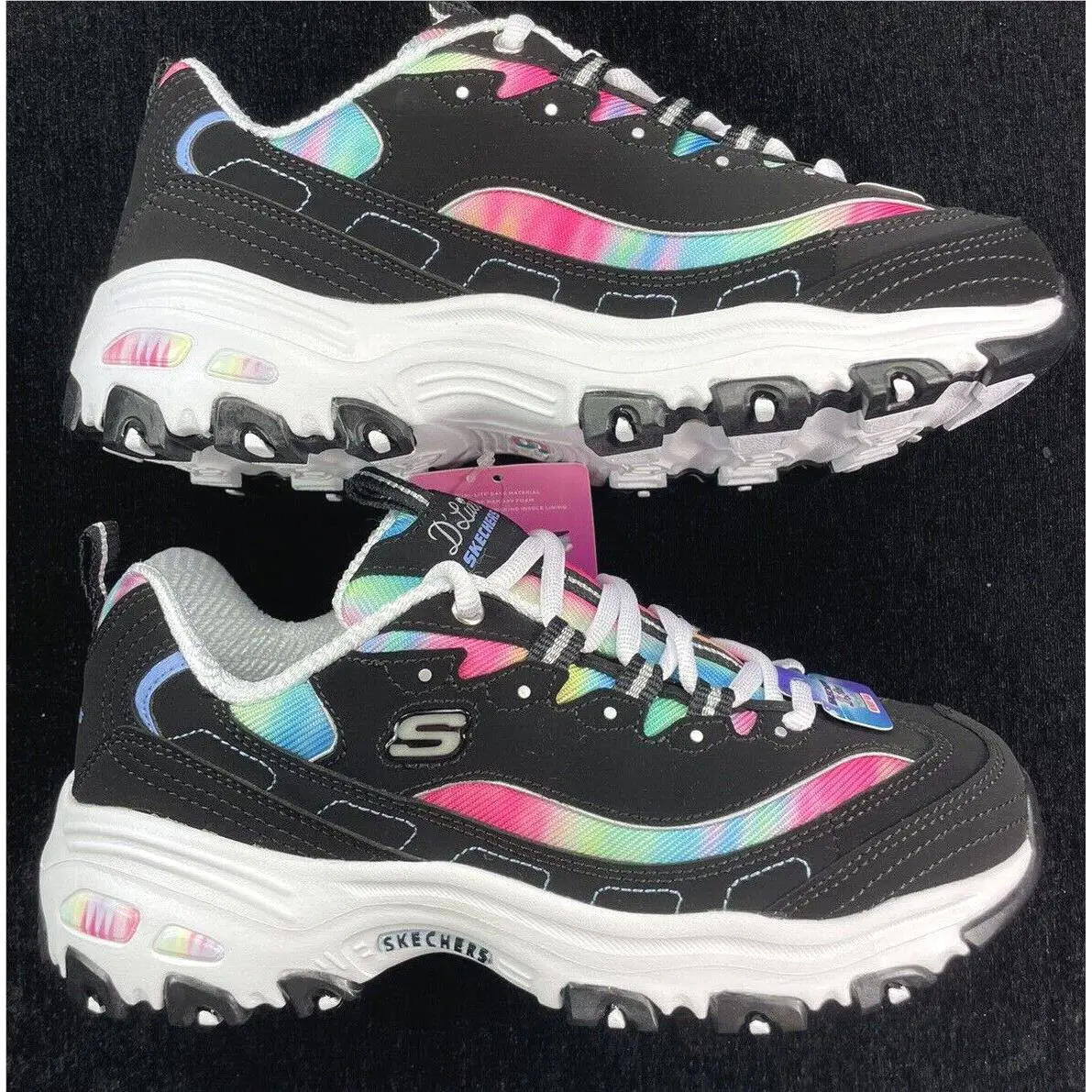 Skechers shoes - Skech-Air - BLACK MULTI 12
