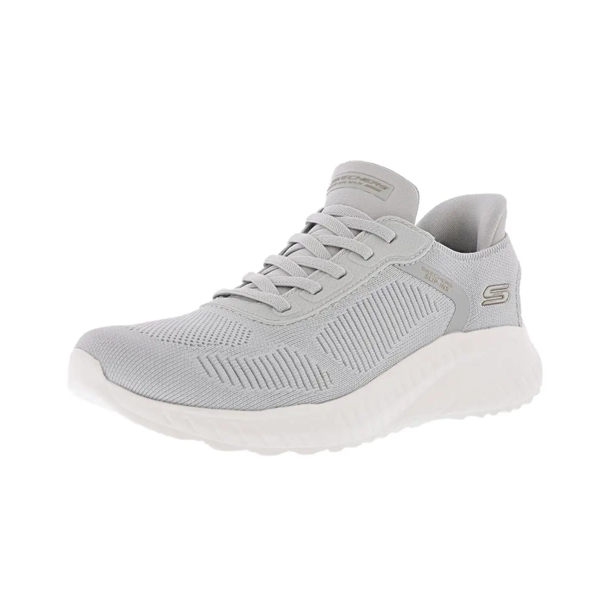 Skechers Women`s Bobs Sport Squad Chaos- Current Muse 117497/LTGY Walking Shoes