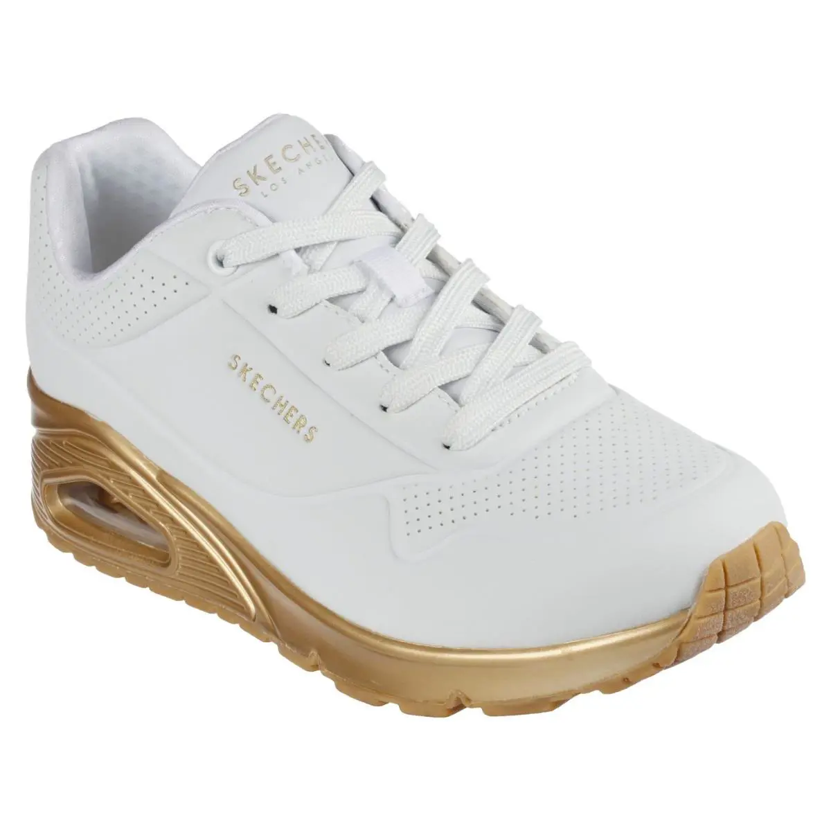 Skechers shoes - Uno - Gold Soul - Uno Gold Soul - 155592 - White/Gold 5