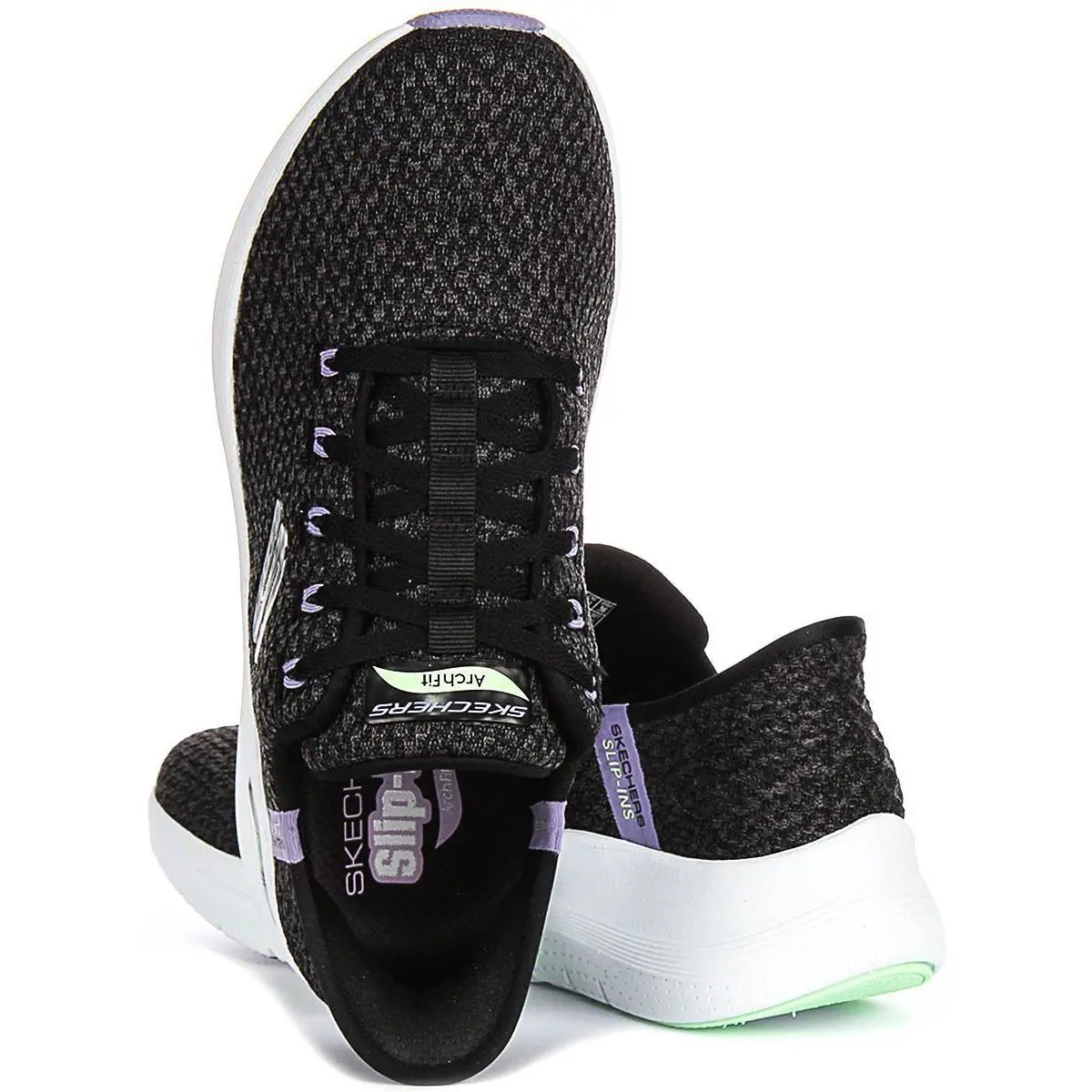 Skechers shoes - BLACK MULTI 2
