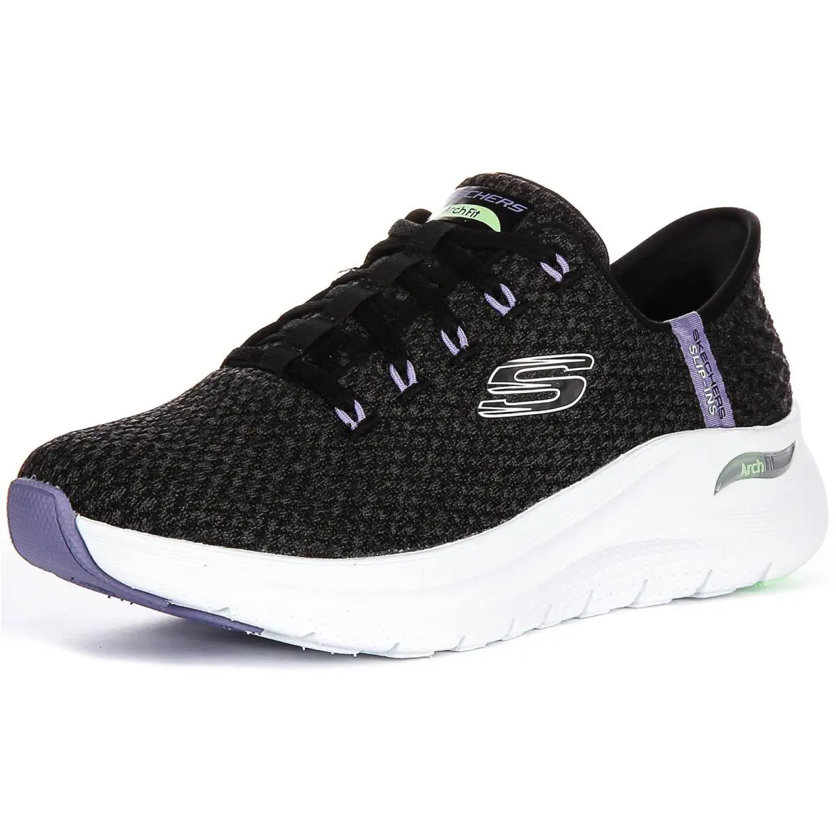 Skechers shoes - BLACK MULTI 4