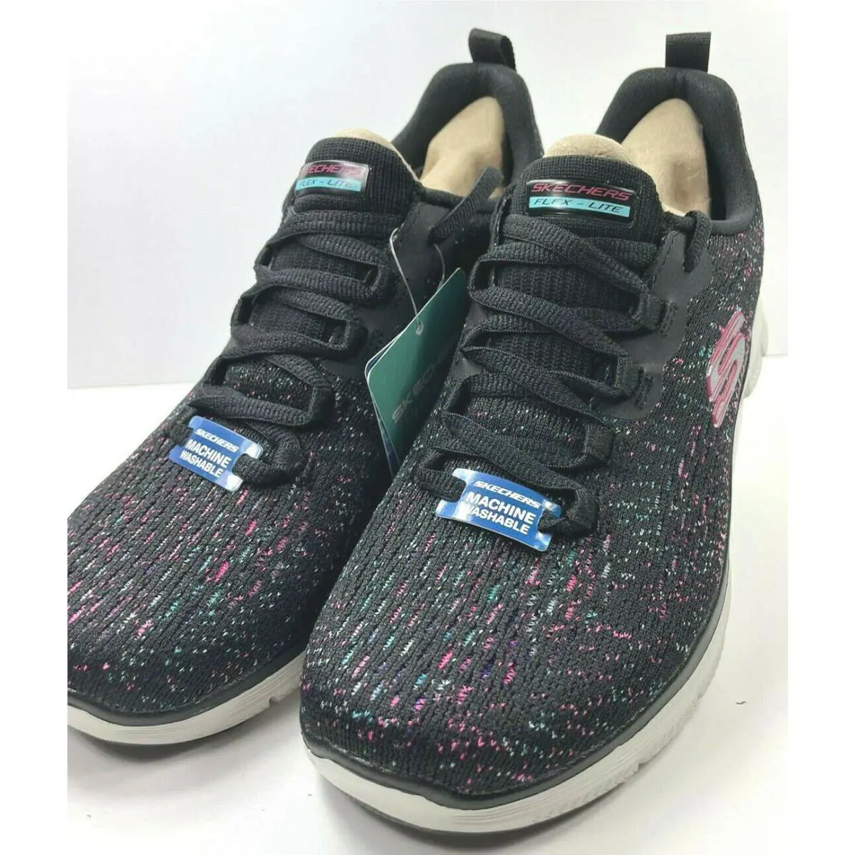 Skechers shoes - Skech-Air - Black-Blue-Pink 9