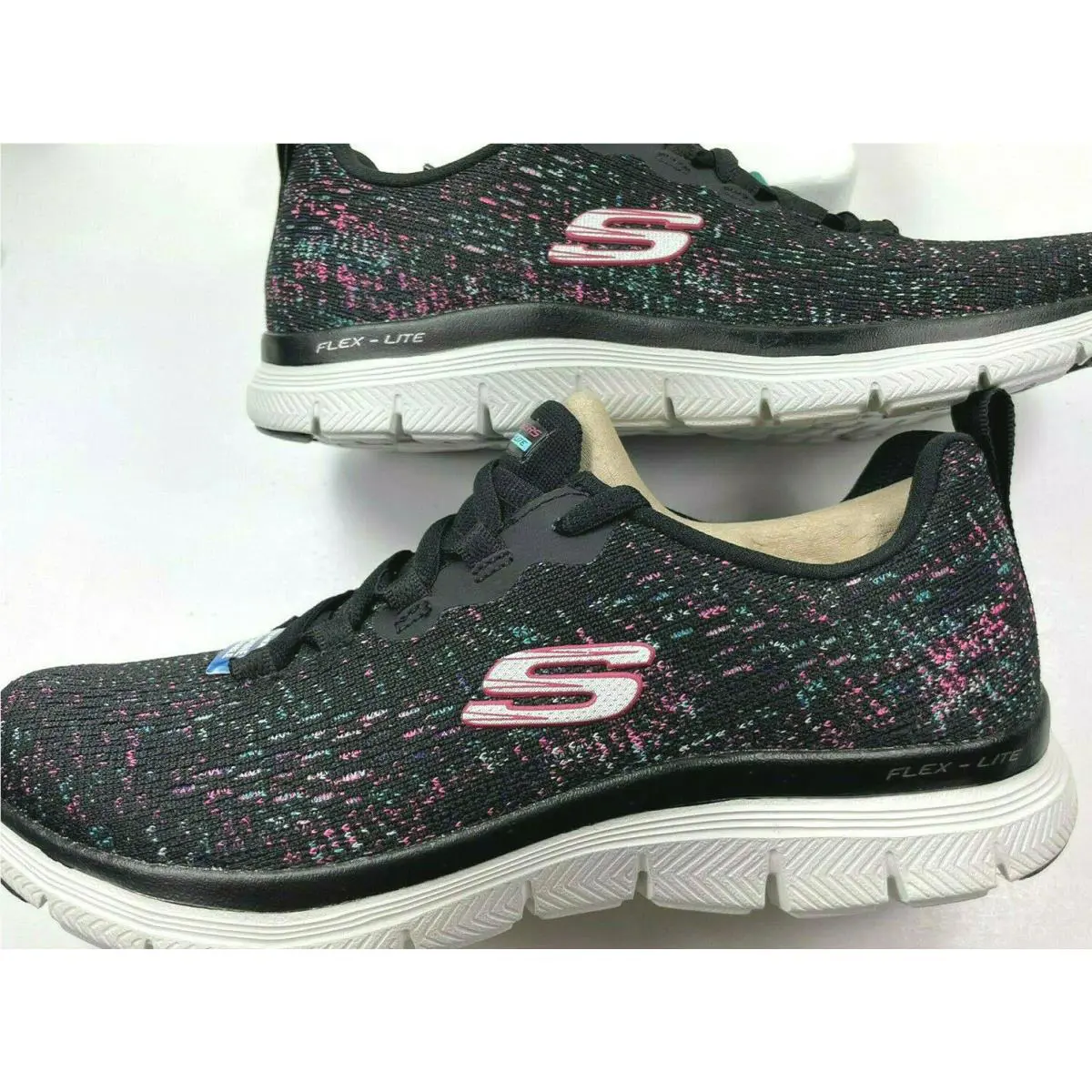 Skechers shoes - Skech-Air - Black-Blue-Pink 10