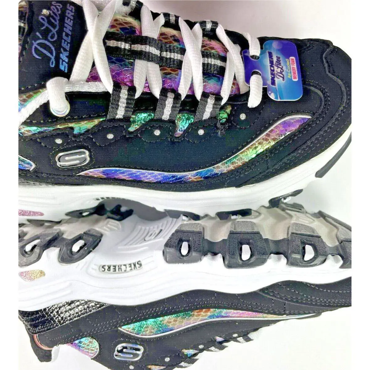 Skechers shoes - WILD STAR - WILD STAR - BLACK MULTI 5