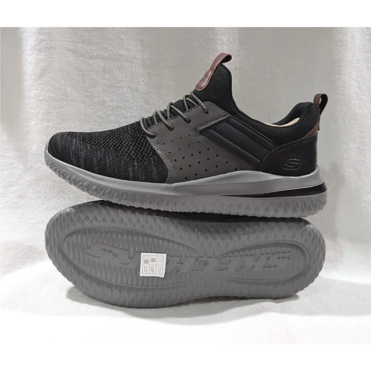 Skechers shoes - Skechers Delson 3.0 Cicada - Delson Cicada - 210238/BKGY 210238 - Black/Gray 2