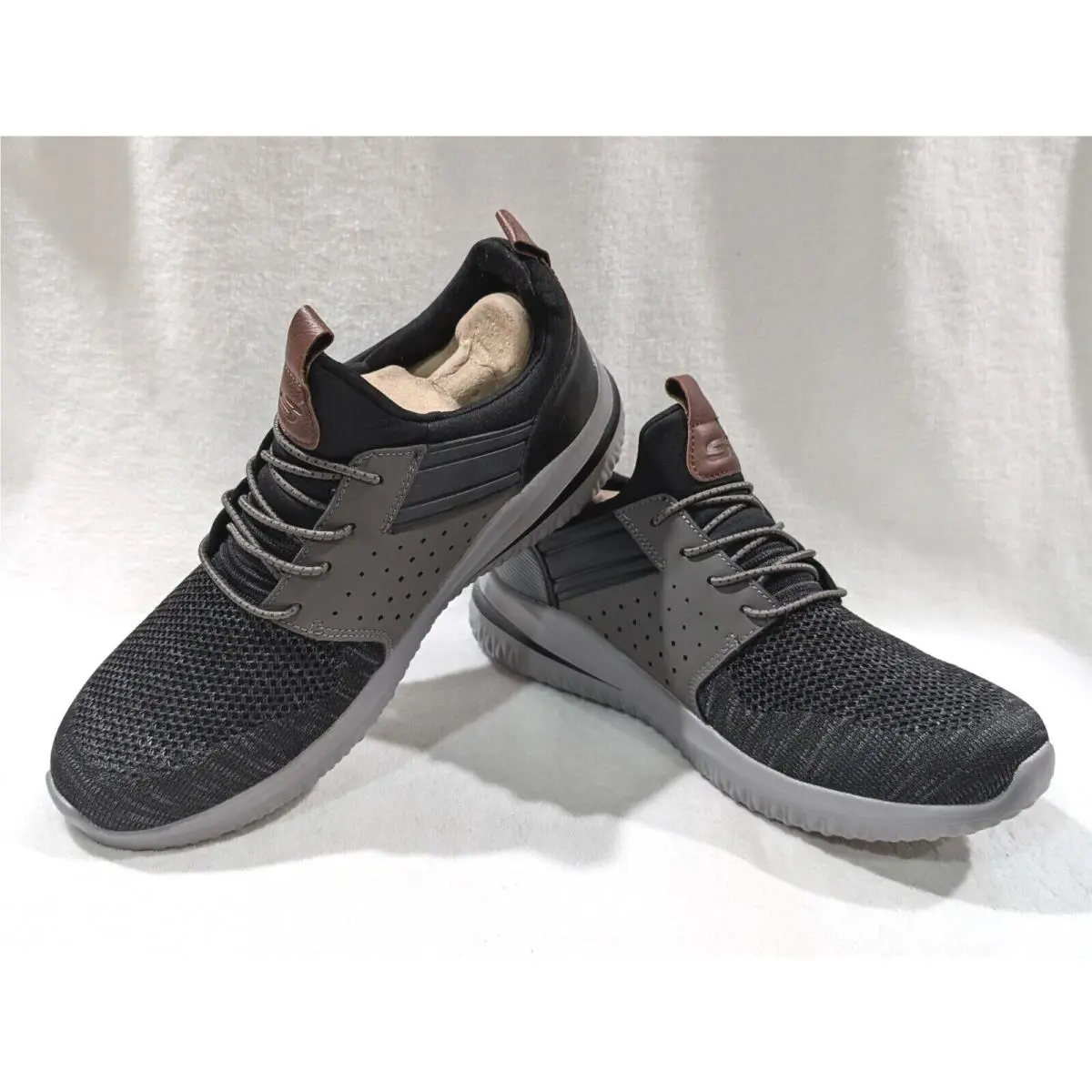 Skechers shoes - Skechers Delson 3.0 Cicada - Delson Cicada - 210238/BKGY 210238 - Black/Gray 9