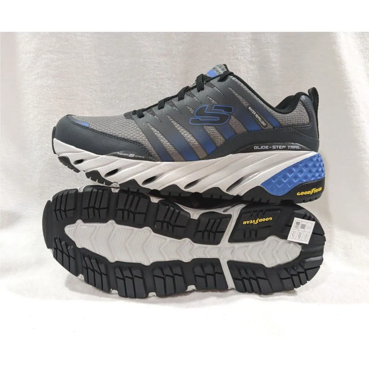 Skechers shoes - Skechers Glide - Glide - 237255/CHAR - Charcoal/Blue 8