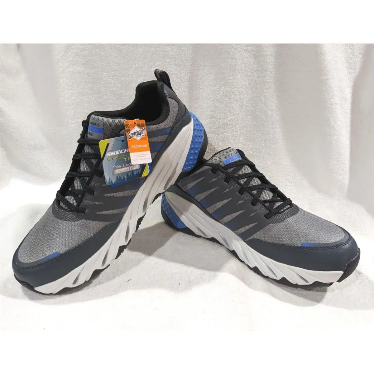Skechers shoes - Skechers Glide - Glide - 237255/CHAR - Charcoal/Blue 7