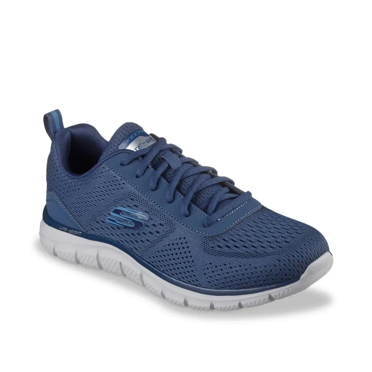 Man`s Athleisure Skechers Track Leshur Sneaker - Navy