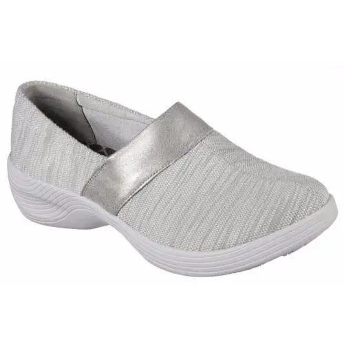 Skechers Sport Space Trip Light Grey Air-cooled Memory Foam Relaxed Fit Shoe 9