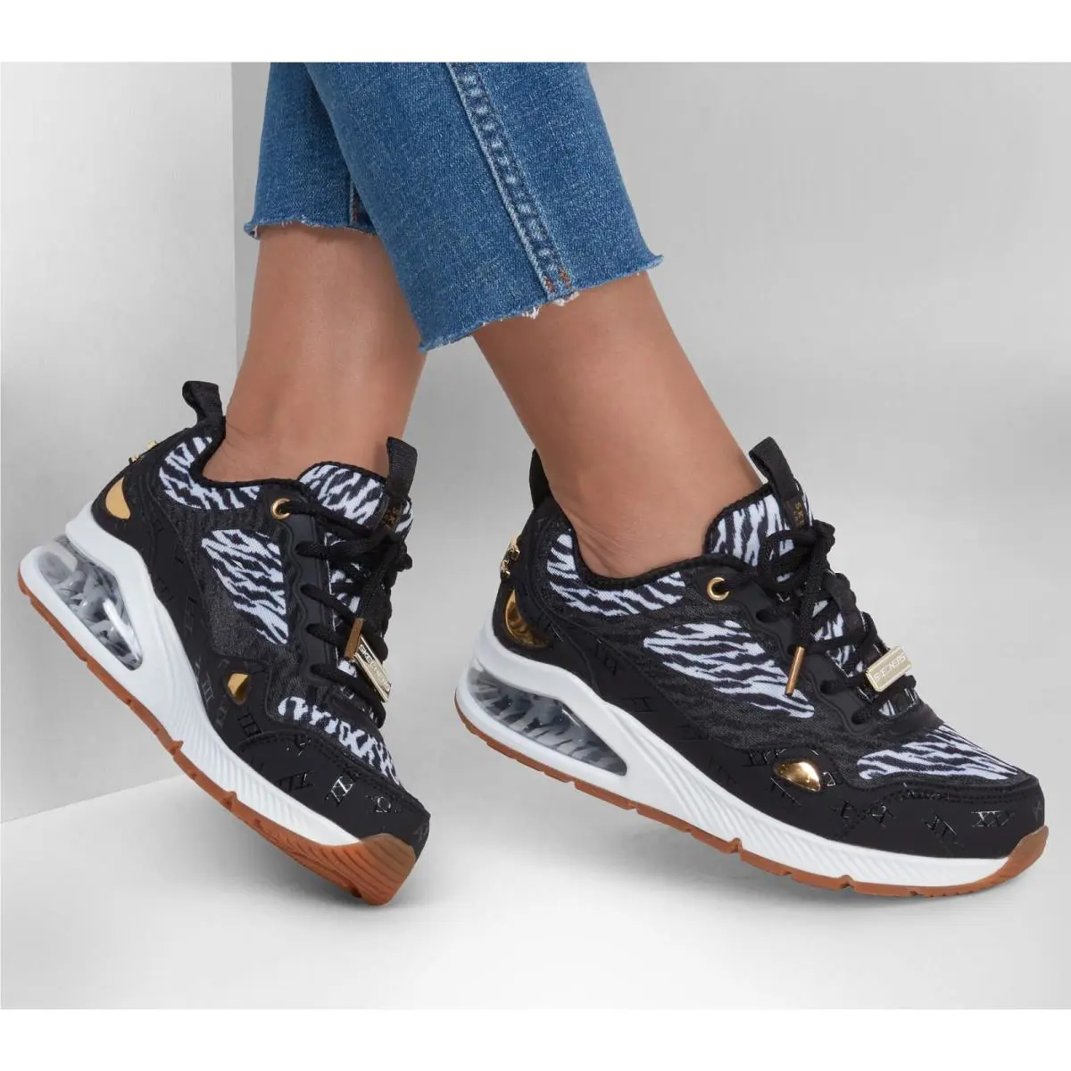 Skechers shoes - Uno 2 - Diamond Air-Niversary - 155267 - Black/Gold 0