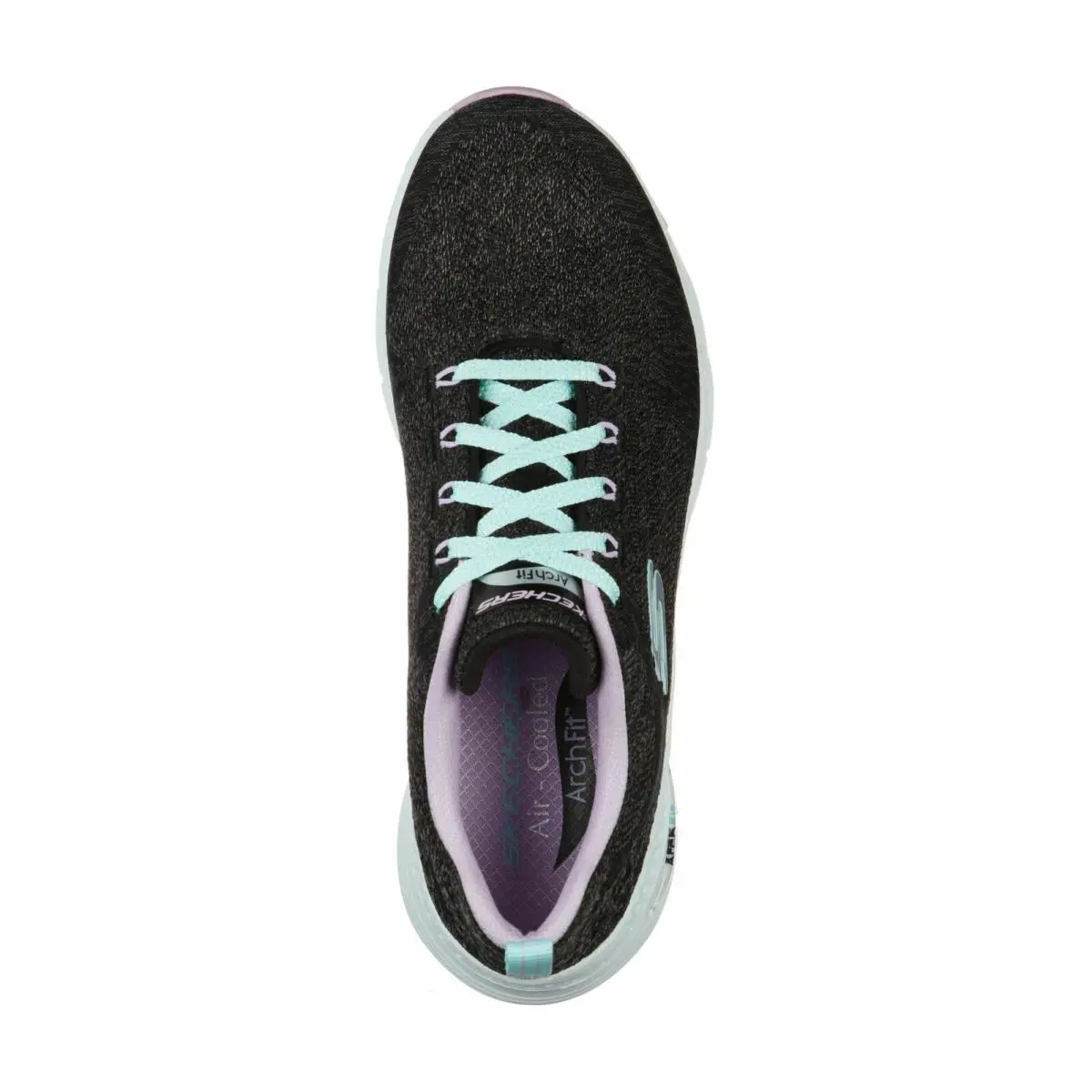 Skechers shoes - Comfy Wave - Comfy Wave - Black/Lavender 2