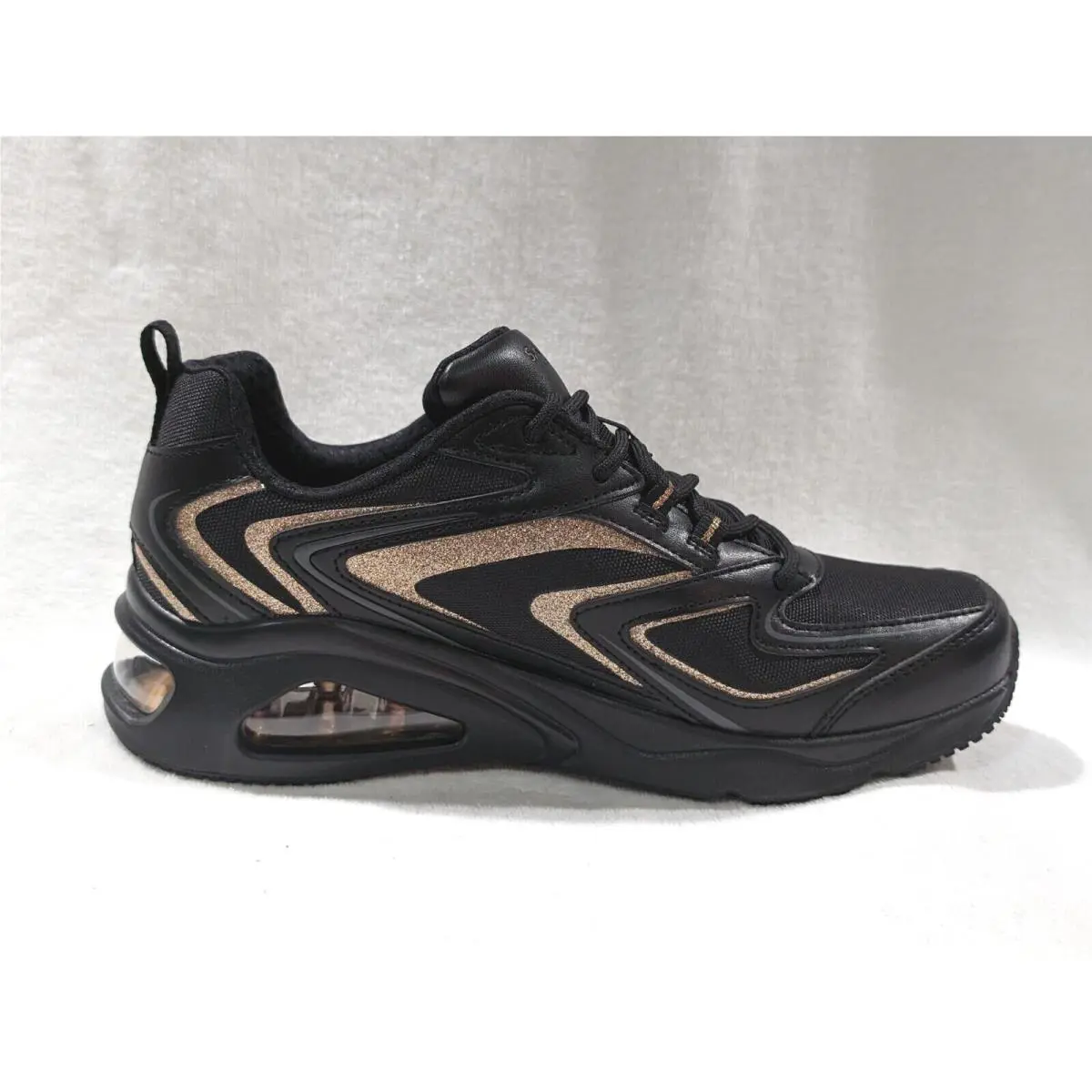 Skechers shoes - Skechers Street Tres Air Uno Shimm Airy - 177422 - Black/Rose Gold 6