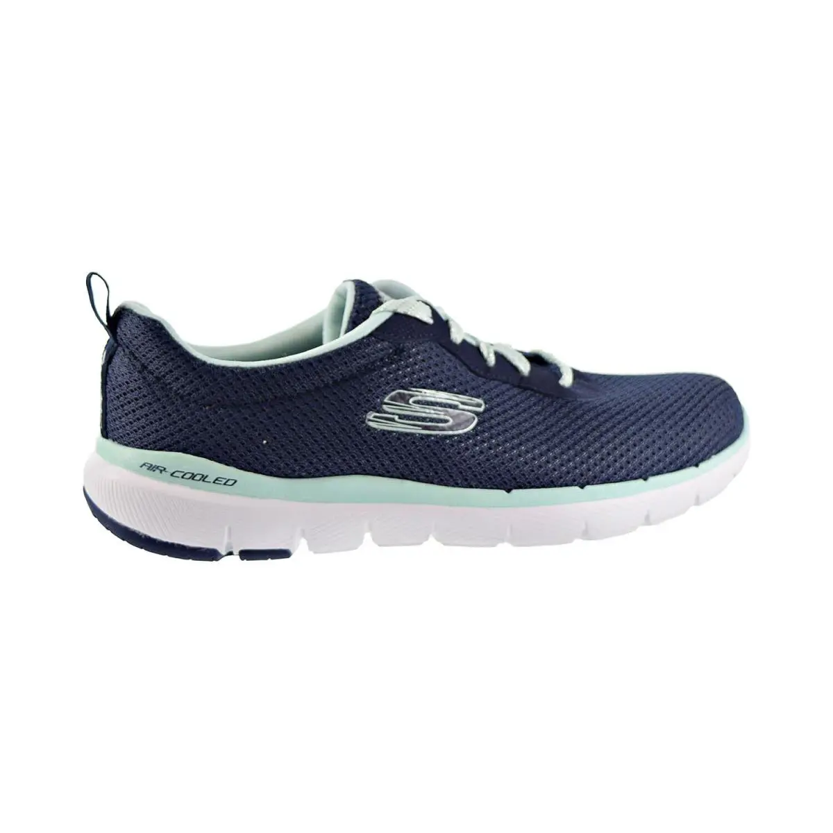 Skechers Flex Appeal 3.0 First Insight Womens Shoes Navy-aqua 13070-NVAQ