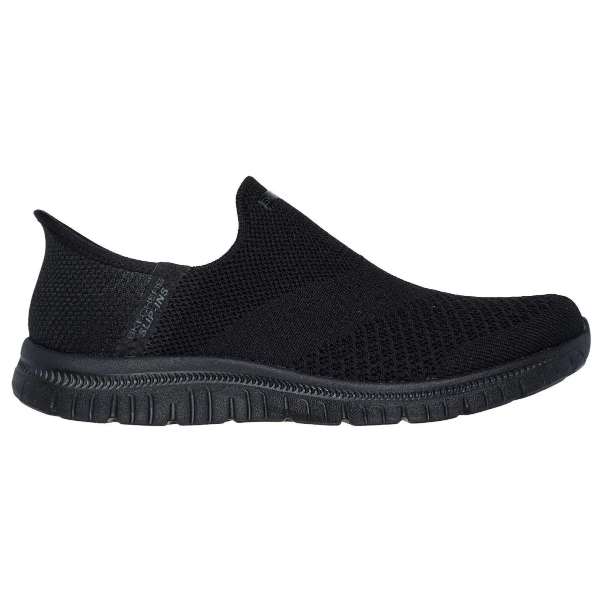 Skechers Women`s Slip-ins: Virtue - Sleek Sneaker Black Wide Width Select Size Wide Width 8