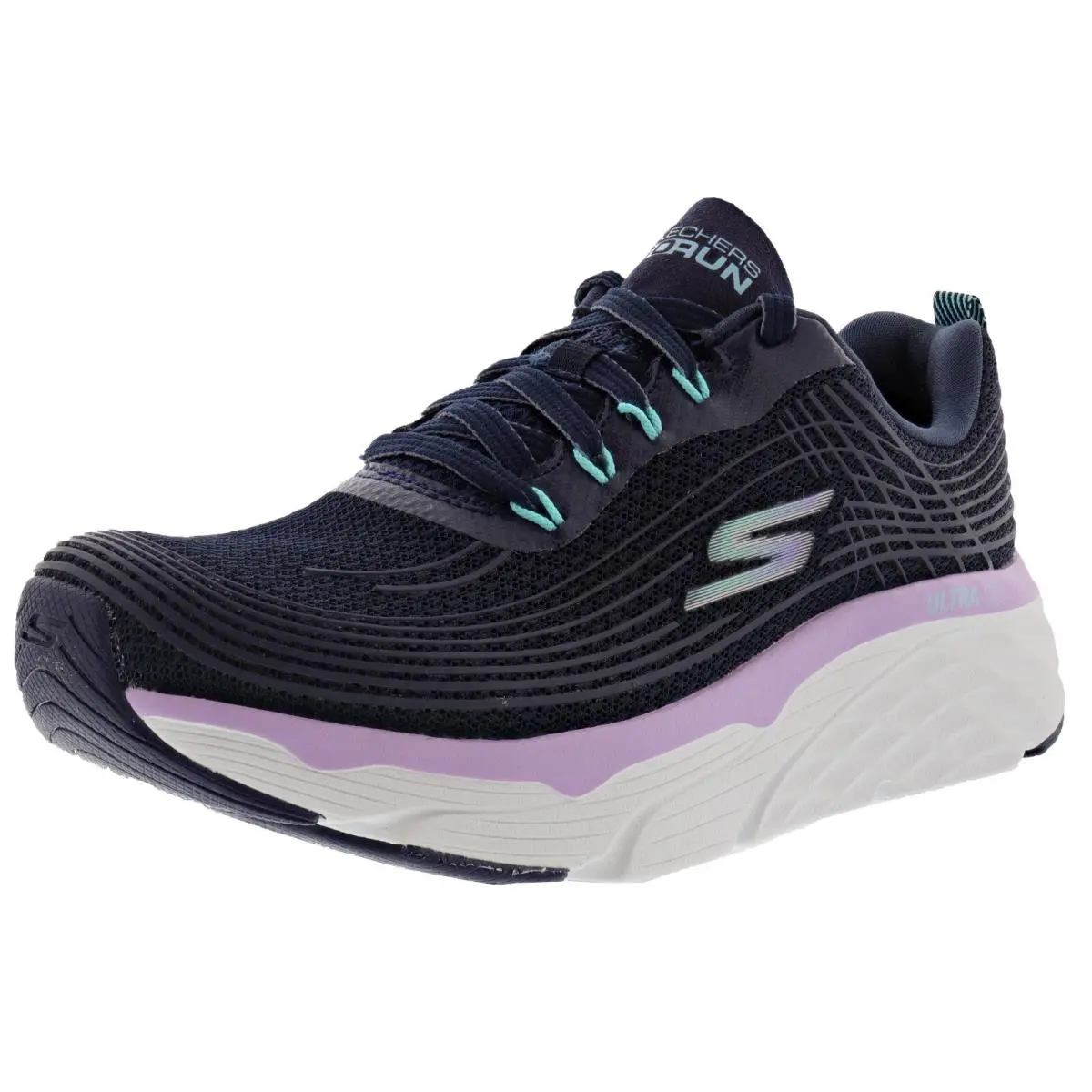 Skechers Women`s Max Cushioning Elite 17693NVLV Running Shoes - NAVY / LAVENDER