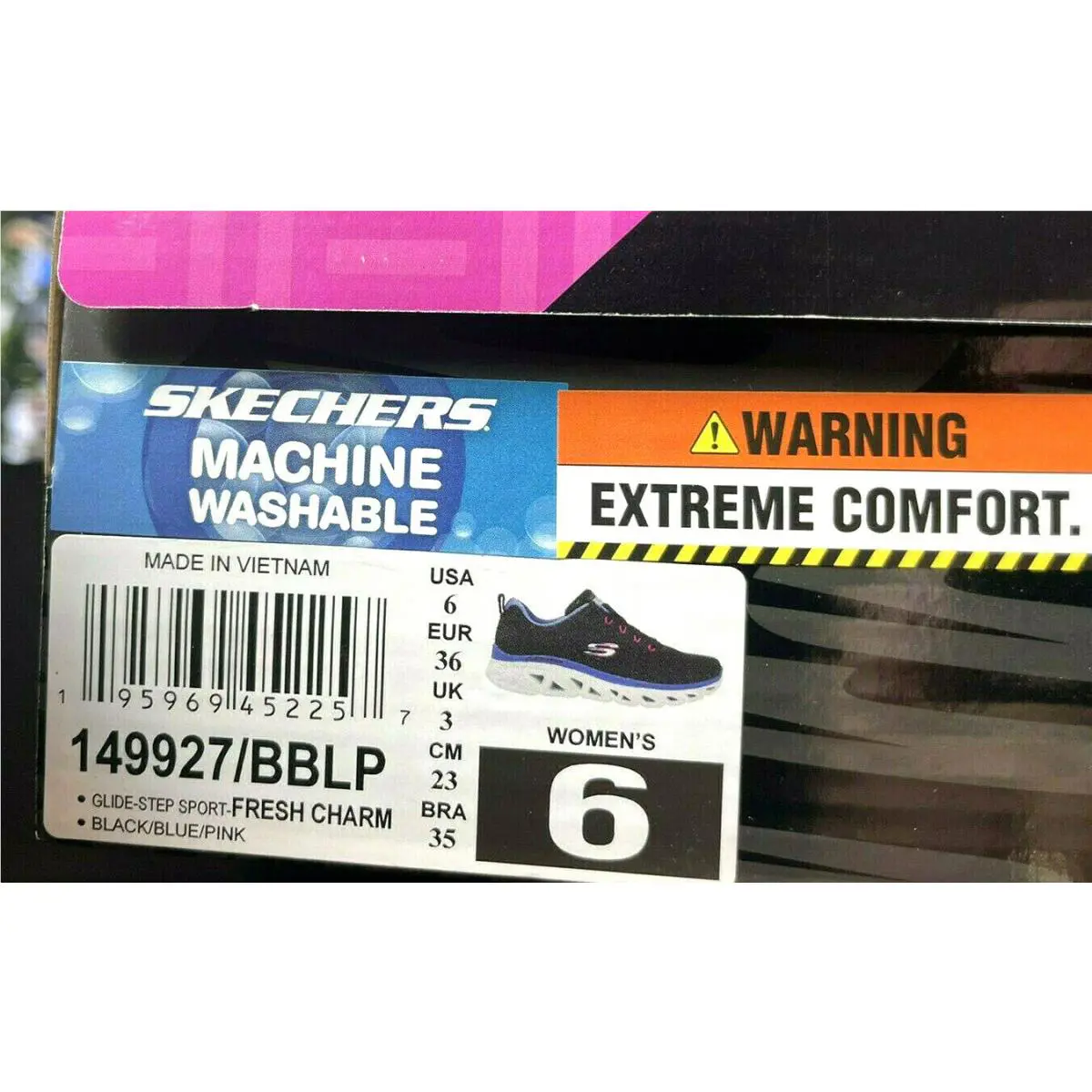 Skechers shoes - Fresh Charm - Fresh Charm - Black Blue Pink 7