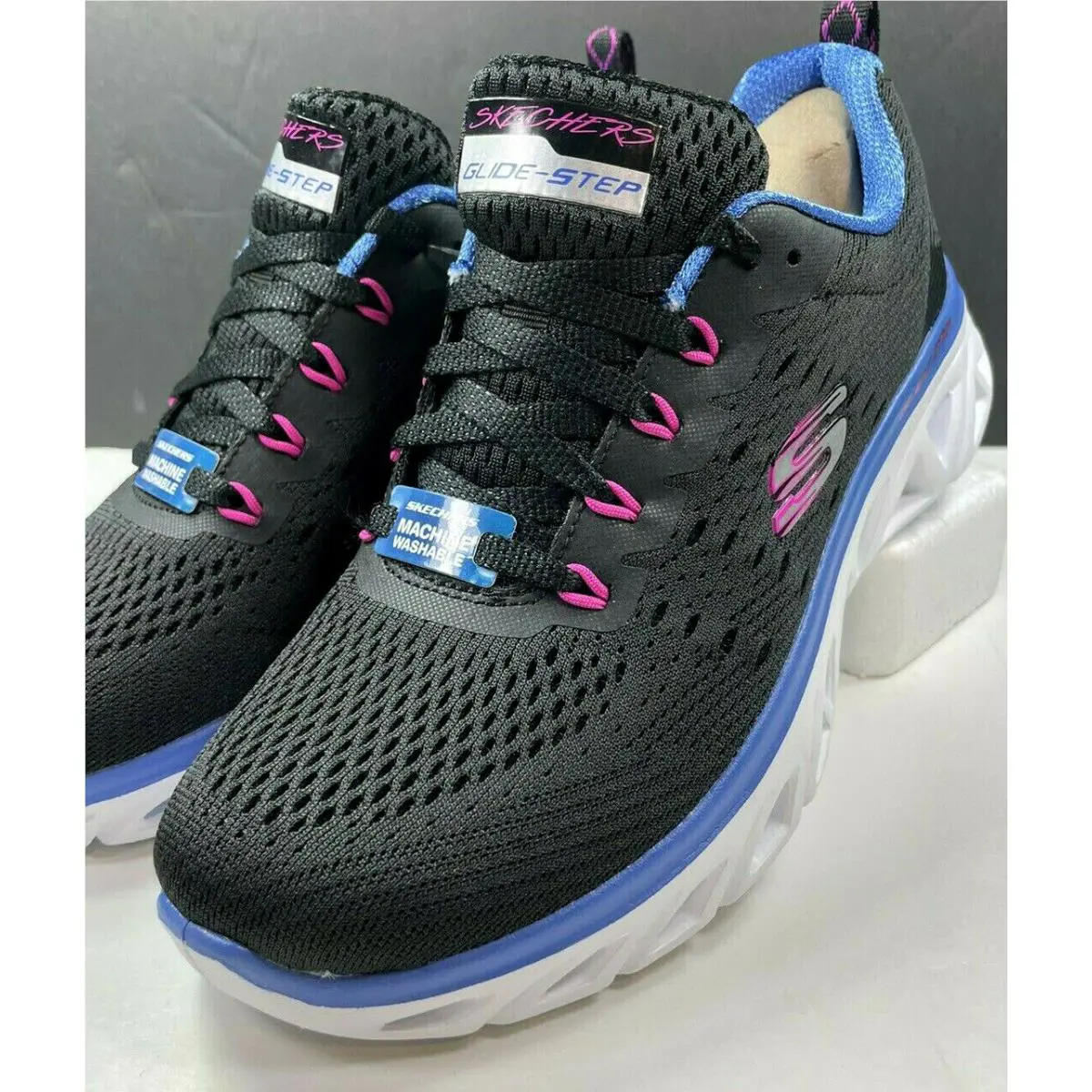 Skechers shoes - Fresh Charm - Fresh Charm - Black Blue Pink 11