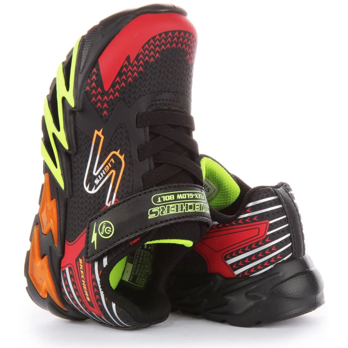 Skechers shoes - BLACK RED 2