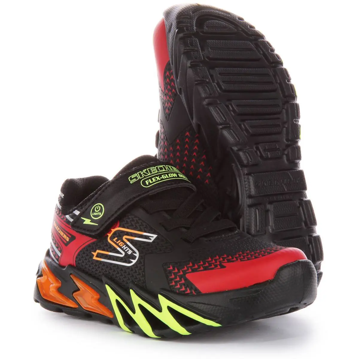 Skechers shoes - BLACK RED 3