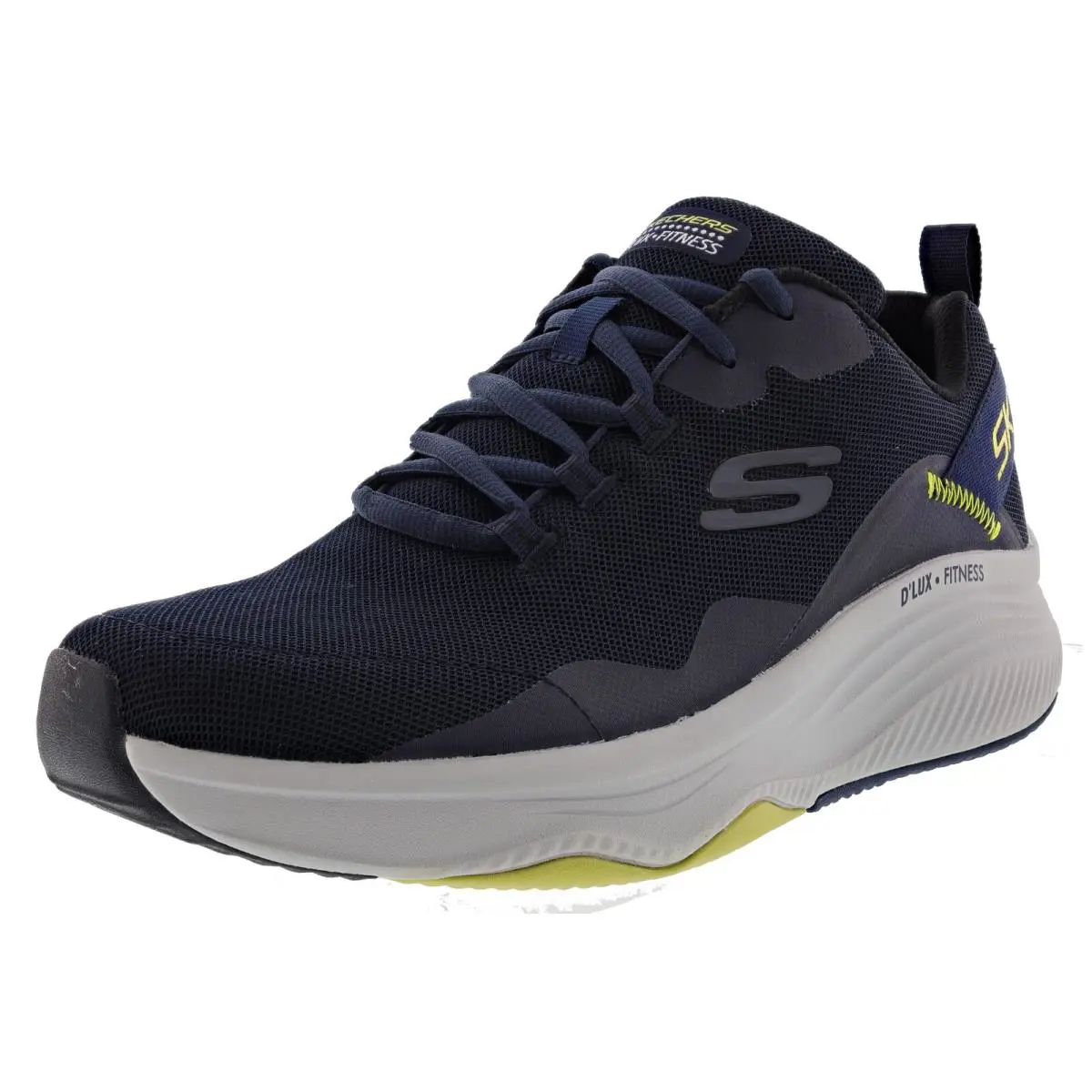 Skechers Men`s D`lux Walker-roam Free 232358NVY Relaxed Fit Walking Shoes - NAVY