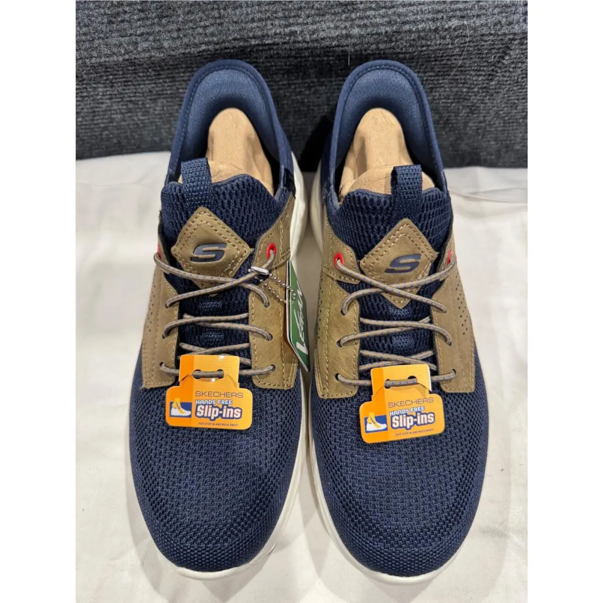 Skechers shoes - Hands Free Slip-ins - Hands Free - Blue/Tan 0