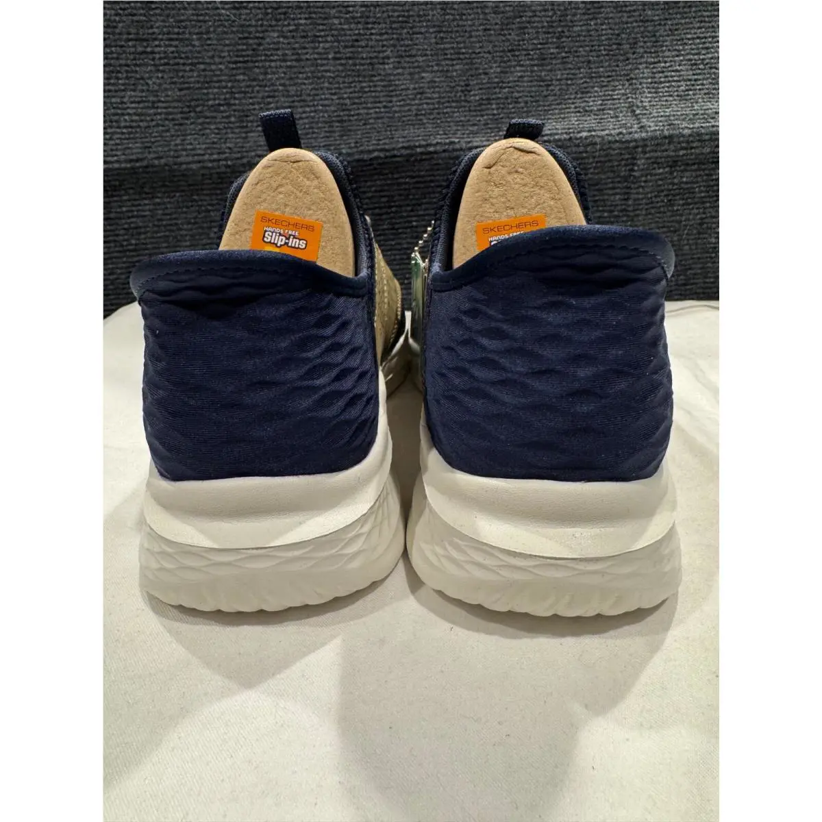 Skechers shoes - Hands Free Slip-ins - Hands Free - Blue/Tan 3