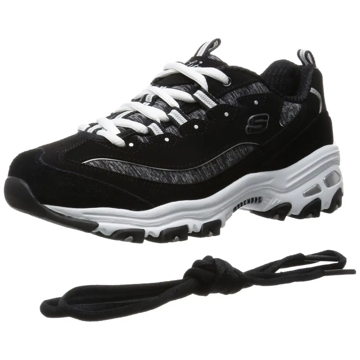 Skechers shoes - Skechers D`Lites - Black/White 5