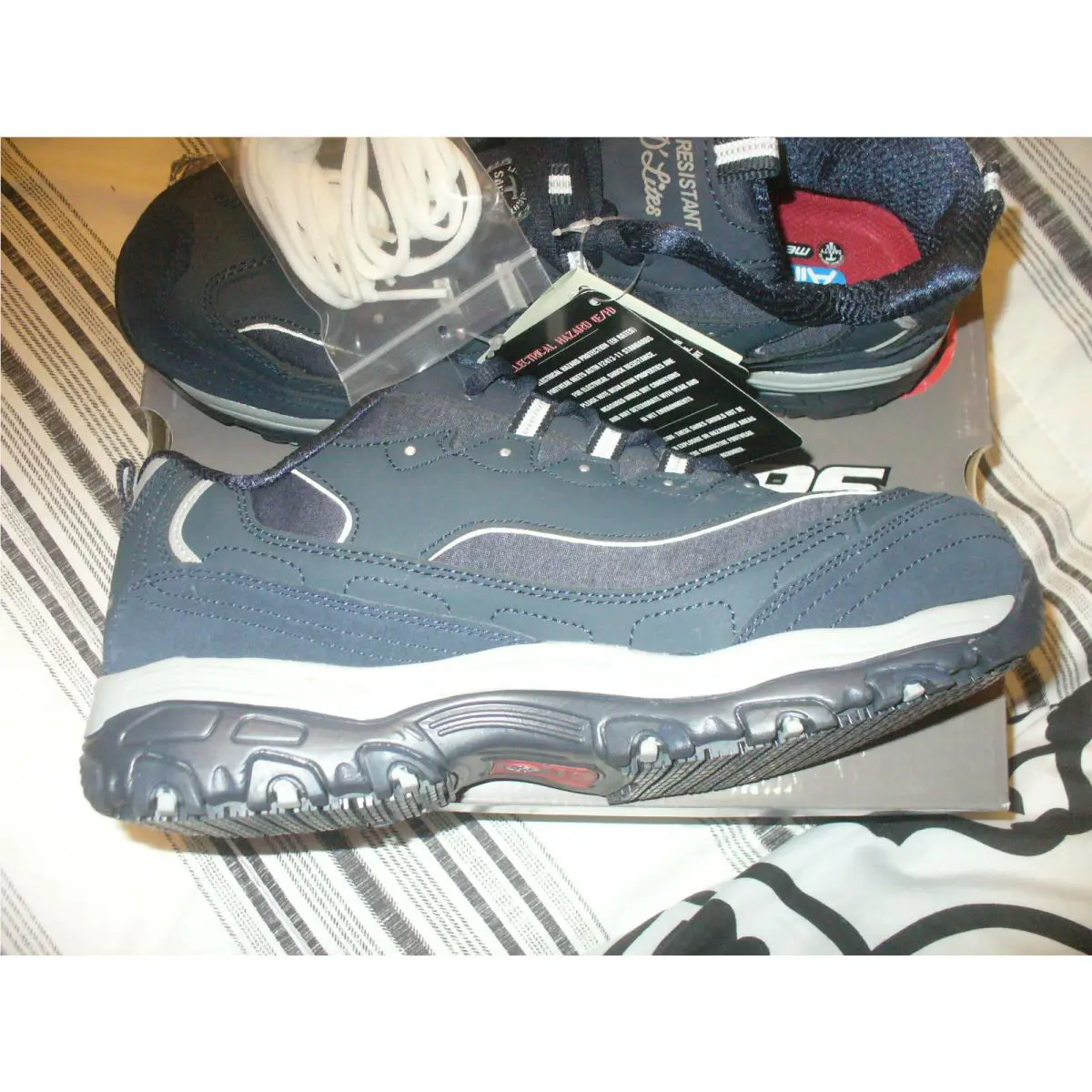 Skechers shoes - 76596/NVCC - 76596/NVCC - Navy-Gray (UPC: 190211970350) 6