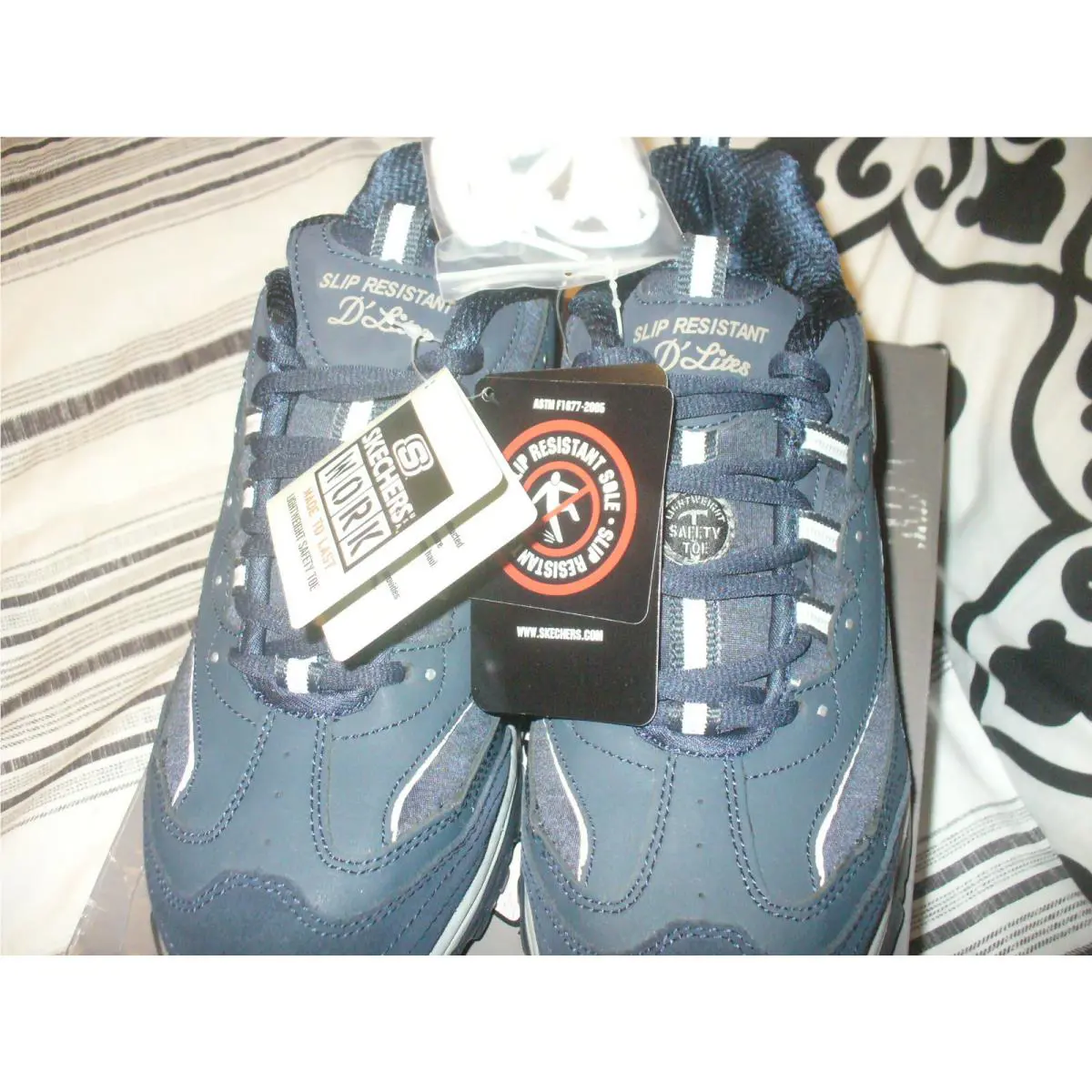 Skechers shoes - 76596/NVCC - 76596/NVCC - Navy-Gray (UPC: 190211970350) 12