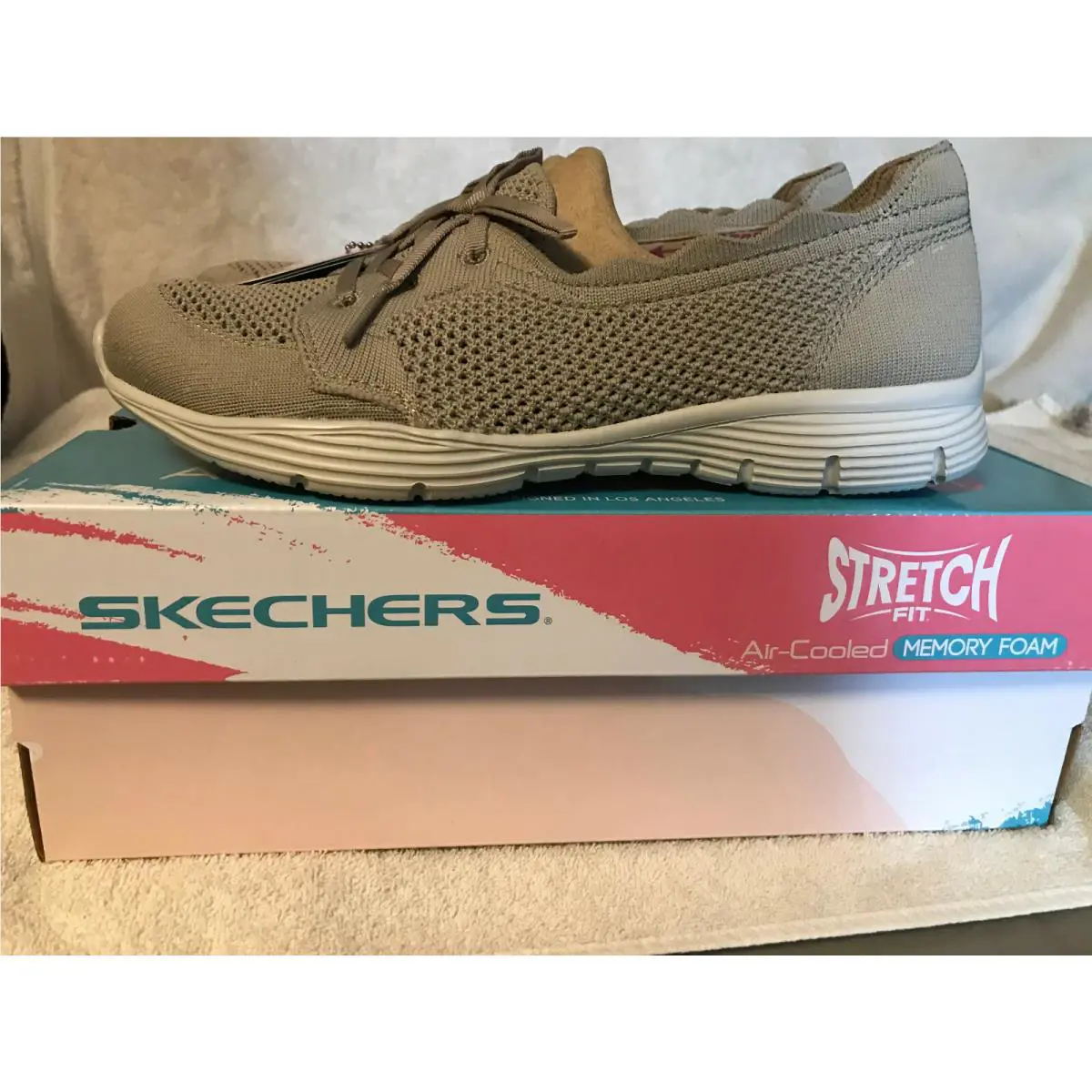 Skechers shoes - Seager City Vibe Memory foam - Taupe 0
