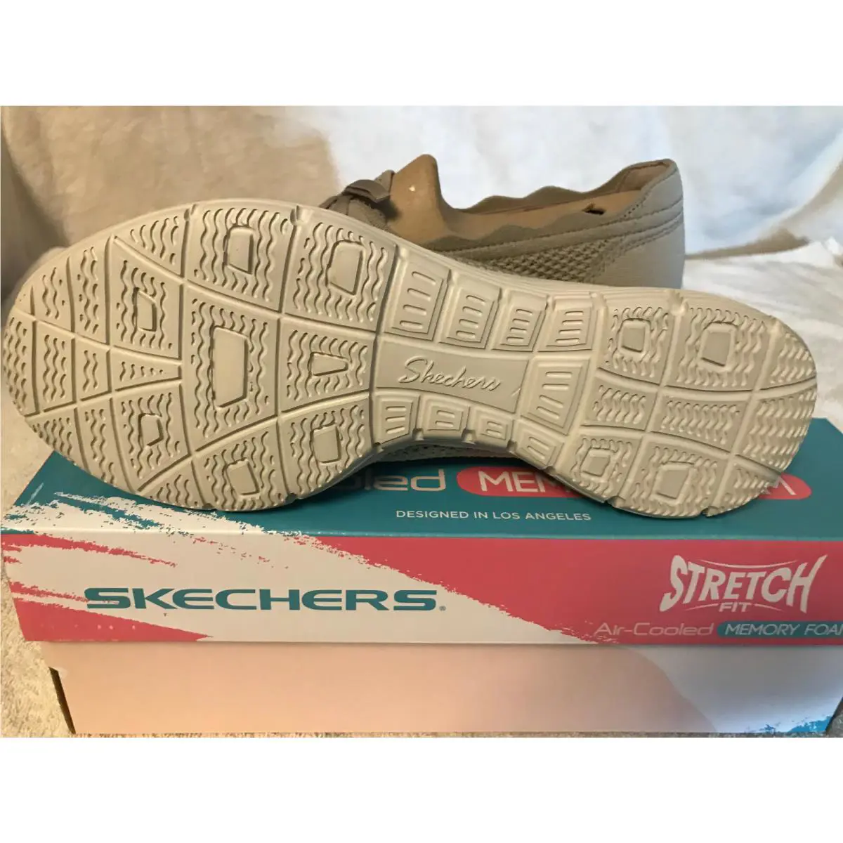 Skechers shoes - Seager City Vibe Memory foam - Taupe 3