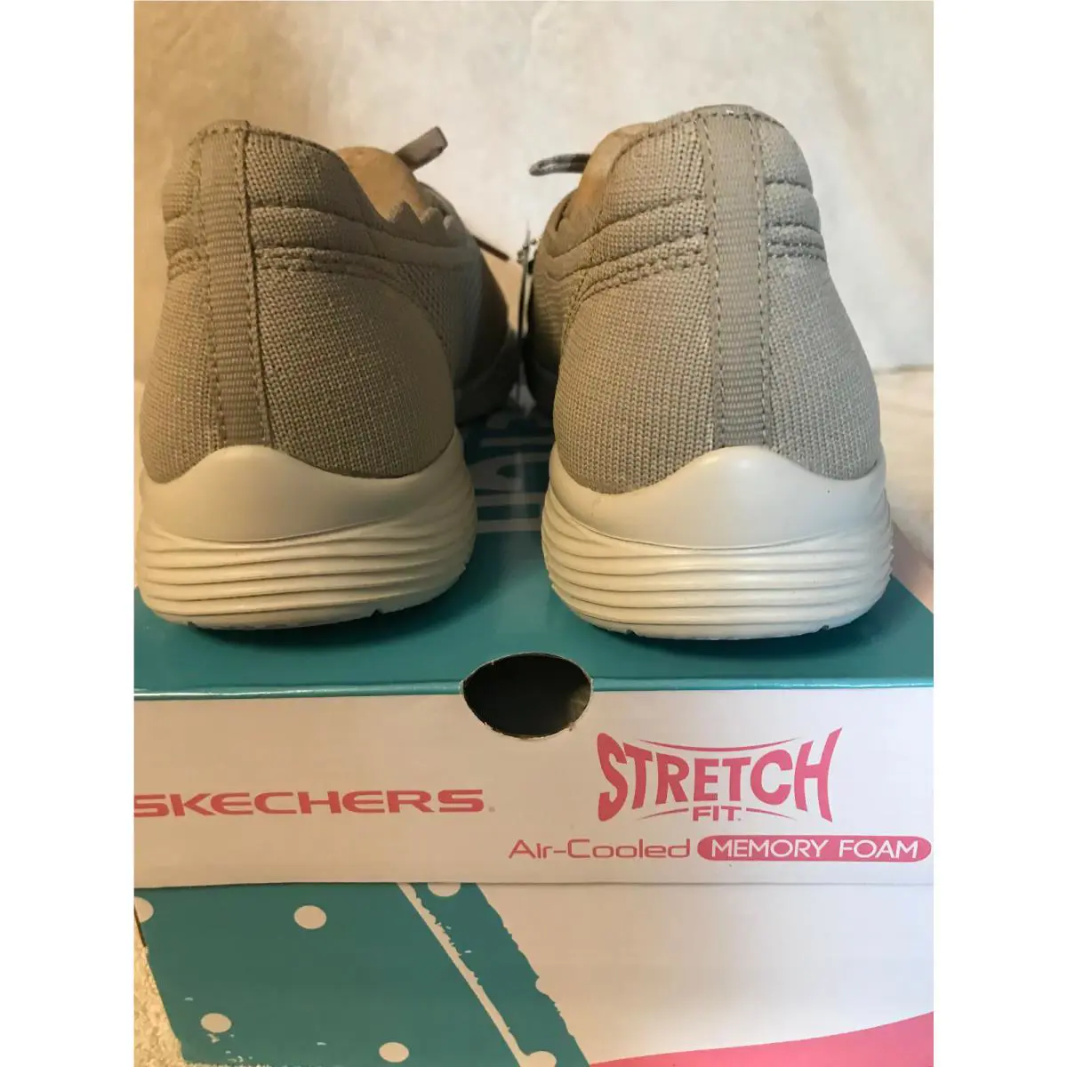 Skechers shoes - Seager City Vibe Memory foam - Taupe 4