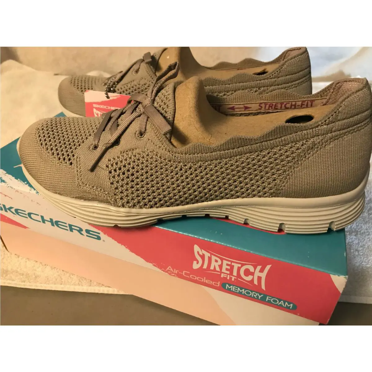 Skechers shoes - Seager City Vibe Memory foam - Taupe 5