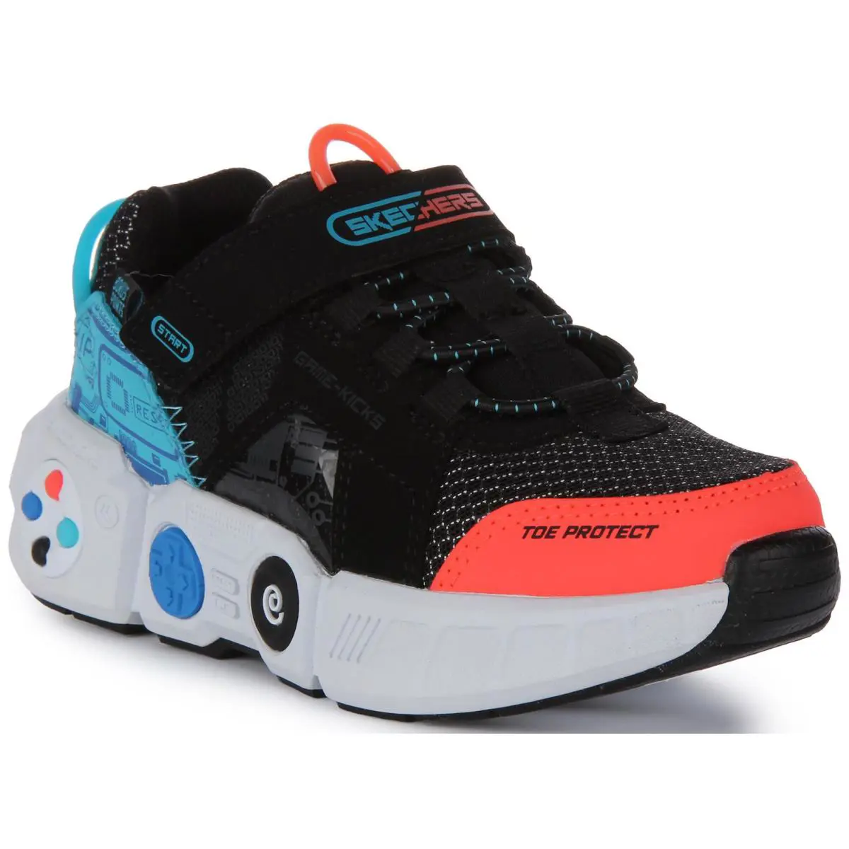 Skechers shoes - BLACK MULTI 5