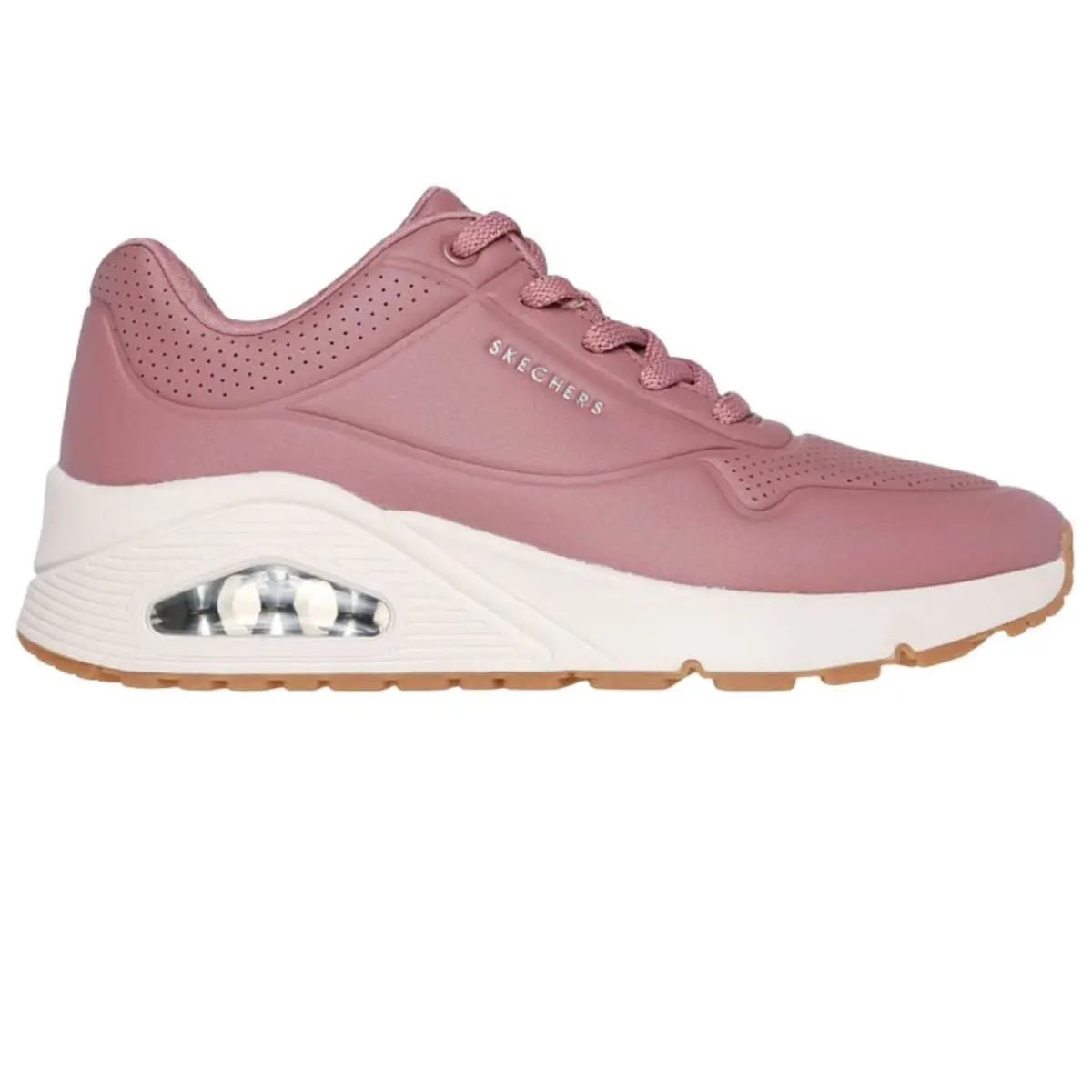 Skechers Women`s 177480 Uno Envy-pointed Bliss Rose Casual Shoes - Rose