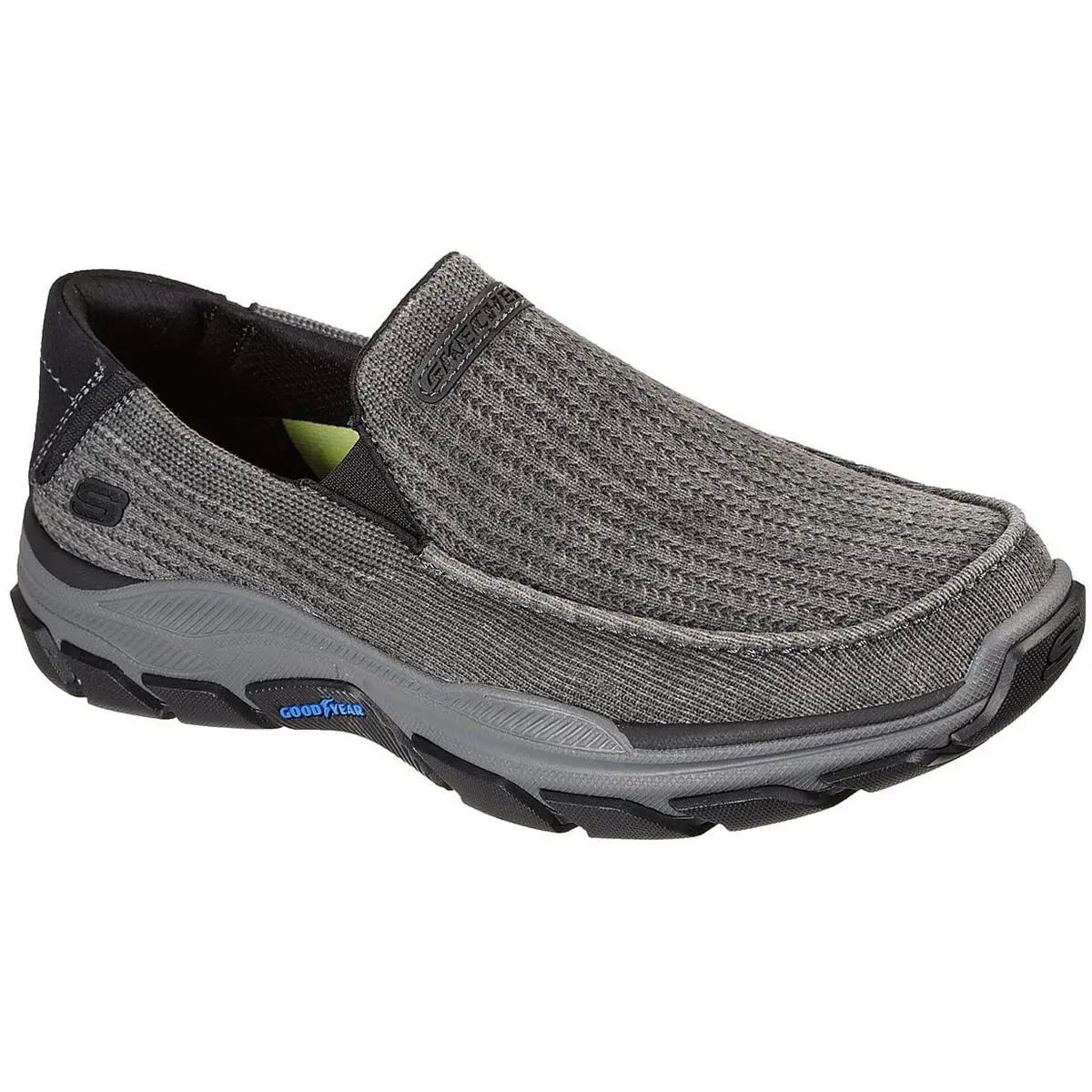 Men`s Skechers Relaxed Fit: Respected Vernon Loaf Shoes 204437 /blk Multi Sizes - Black