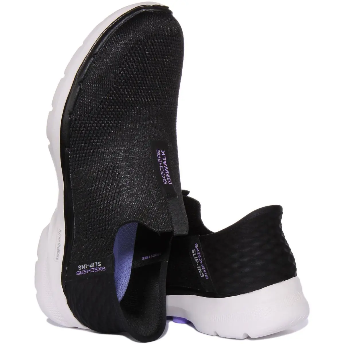 Skechers shoes - BLACK WHITE 2