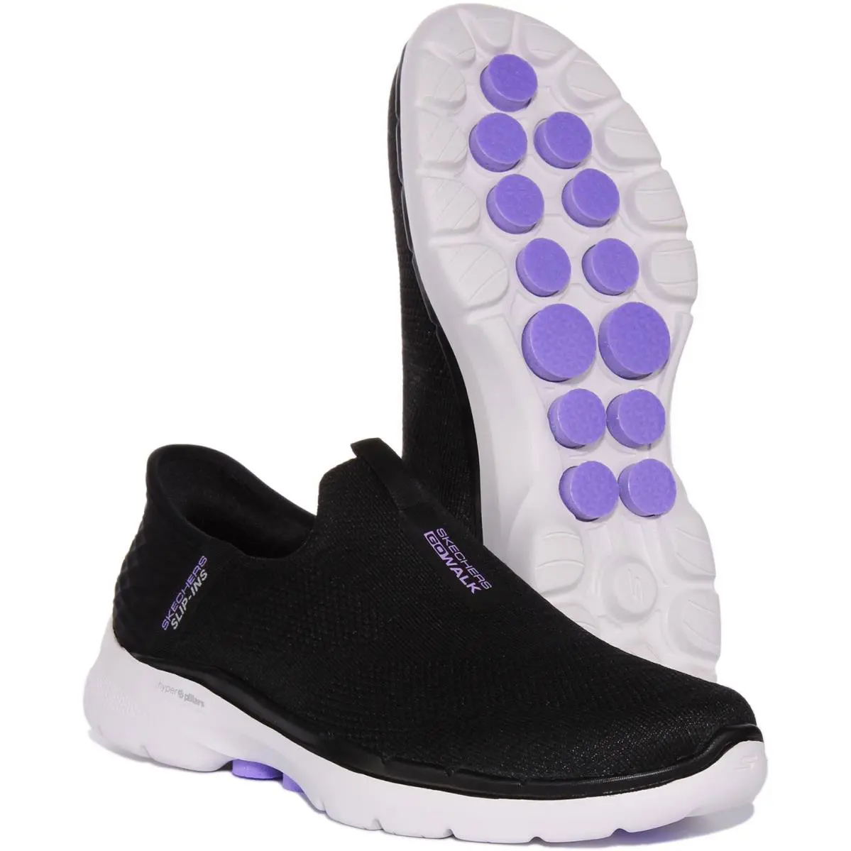 Skechers shoes - BLACK WHITE 3
